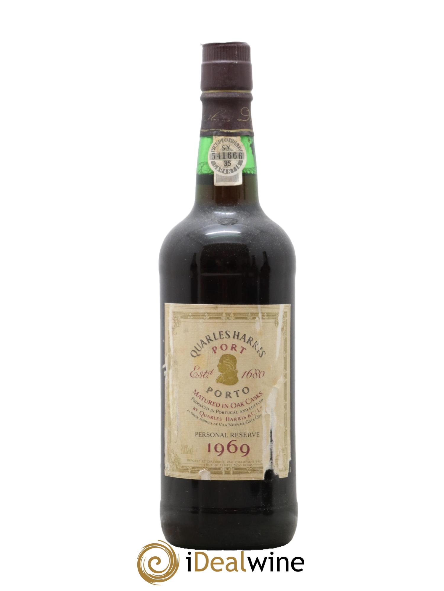 Porto Reserve Quarles Harris 1969 - Posten von 1 Flasche - 0