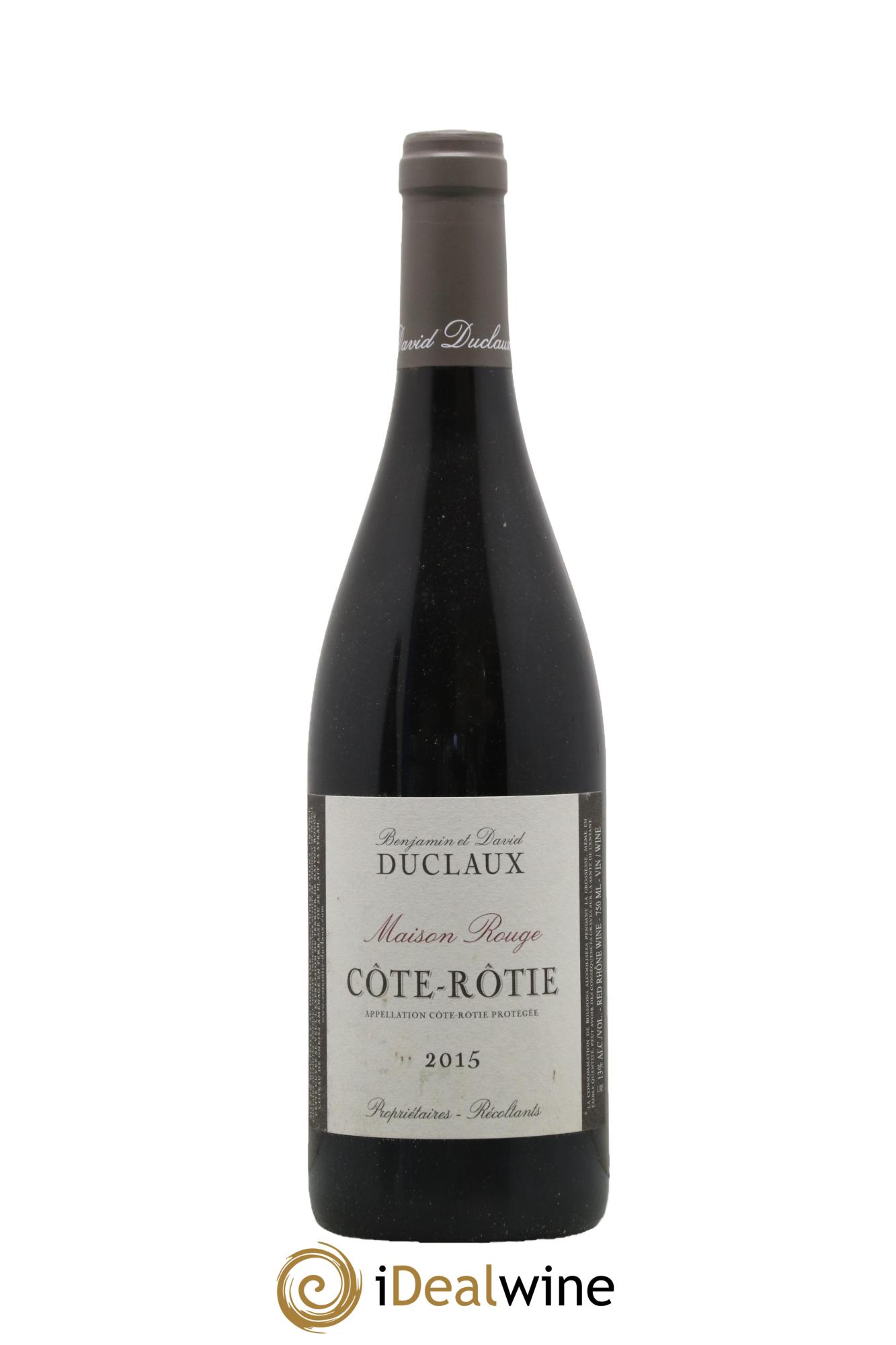 Côte-Rôtie Maison Rouge Domaine Duclaux 2015 - Lot de 1 bouteille - 0