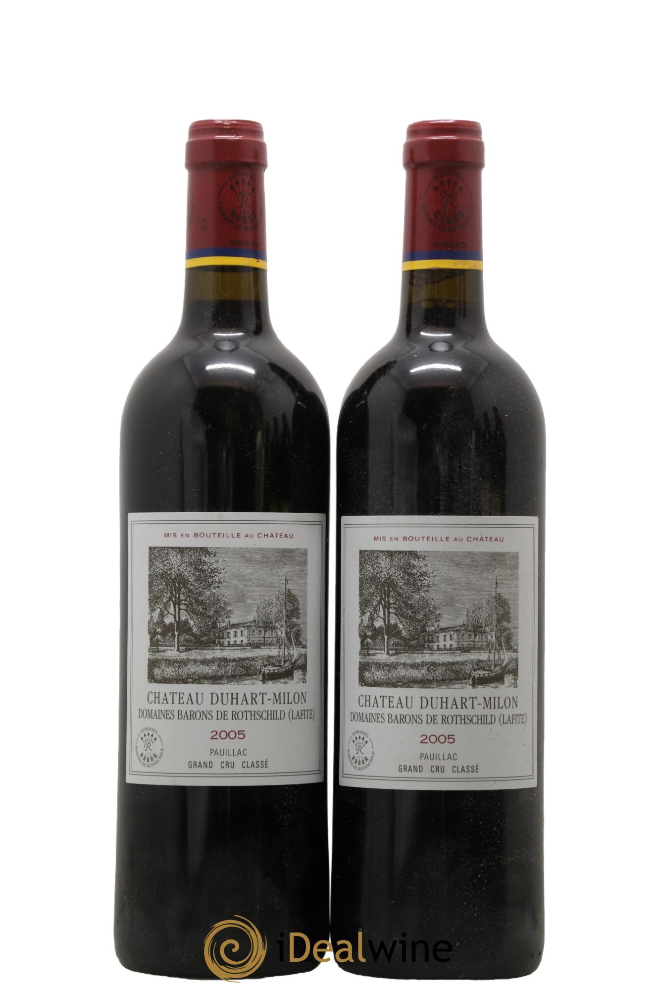 Château Duhart-Milon 4ème Grand Cru Classé 2005 - Posten von 2 Flaschen - 0