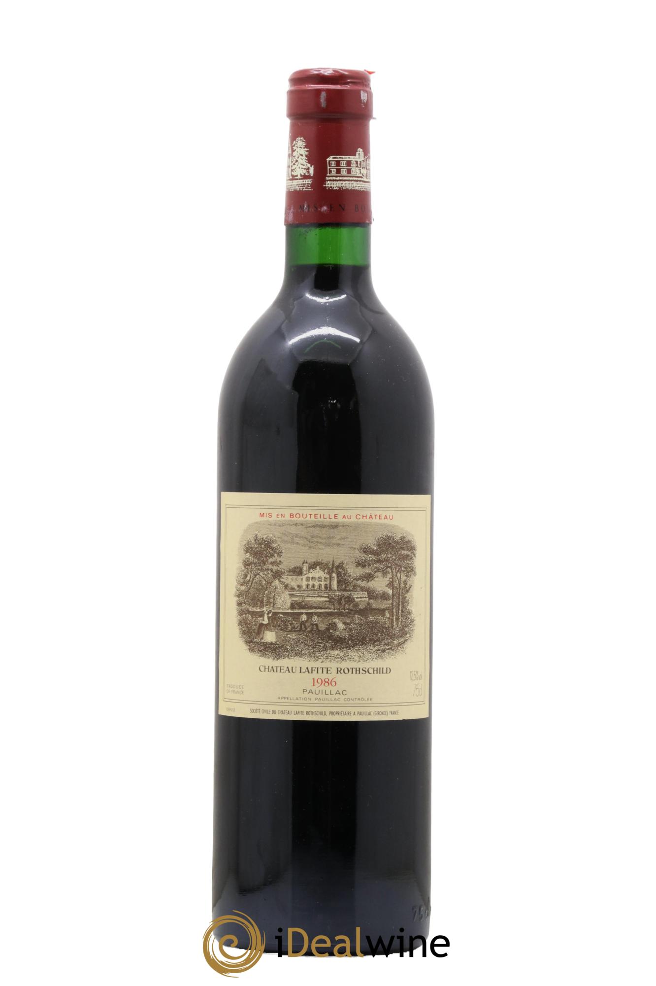 Château Lafite Rothschild 1er Grand Cru Classé 1986 - Posten von 1 Flasche - 0