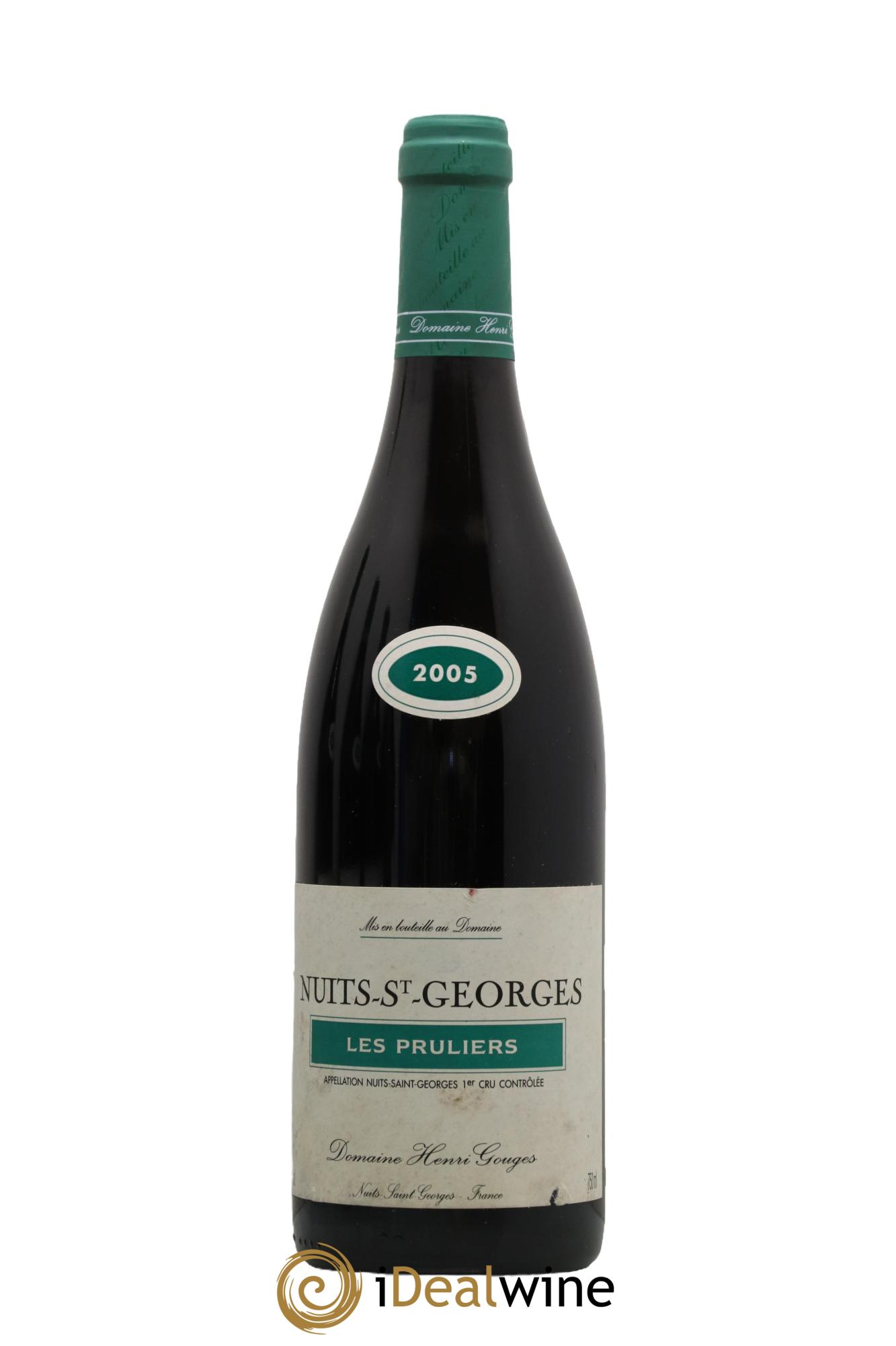 Nuits Saint-Georges 1er Cru Les Pruliers Henri Gouges 2005 - Lot of 1 bottle - 0