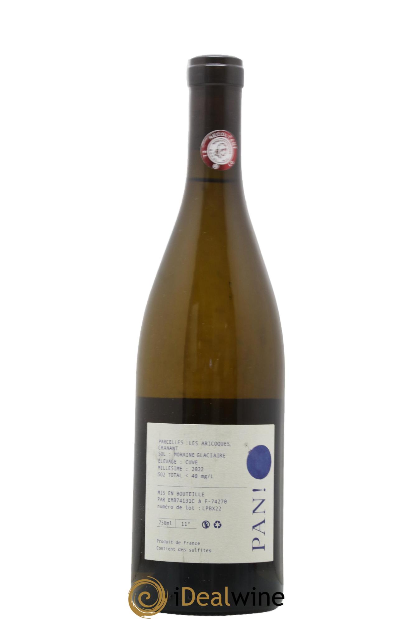 Vin de France Pan Le Blanc Domaine Les Aricoques 2022 - Posten von 1 Flasche - 1