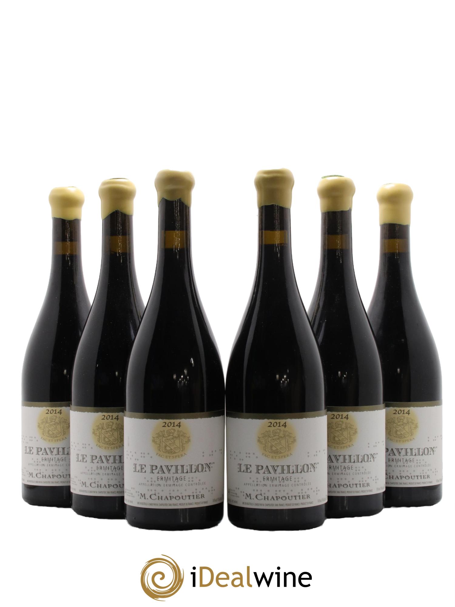 Hermitage Ermitage Le Pavillon Chapoutier 2014 - Posten von 6 Flaschen - 0