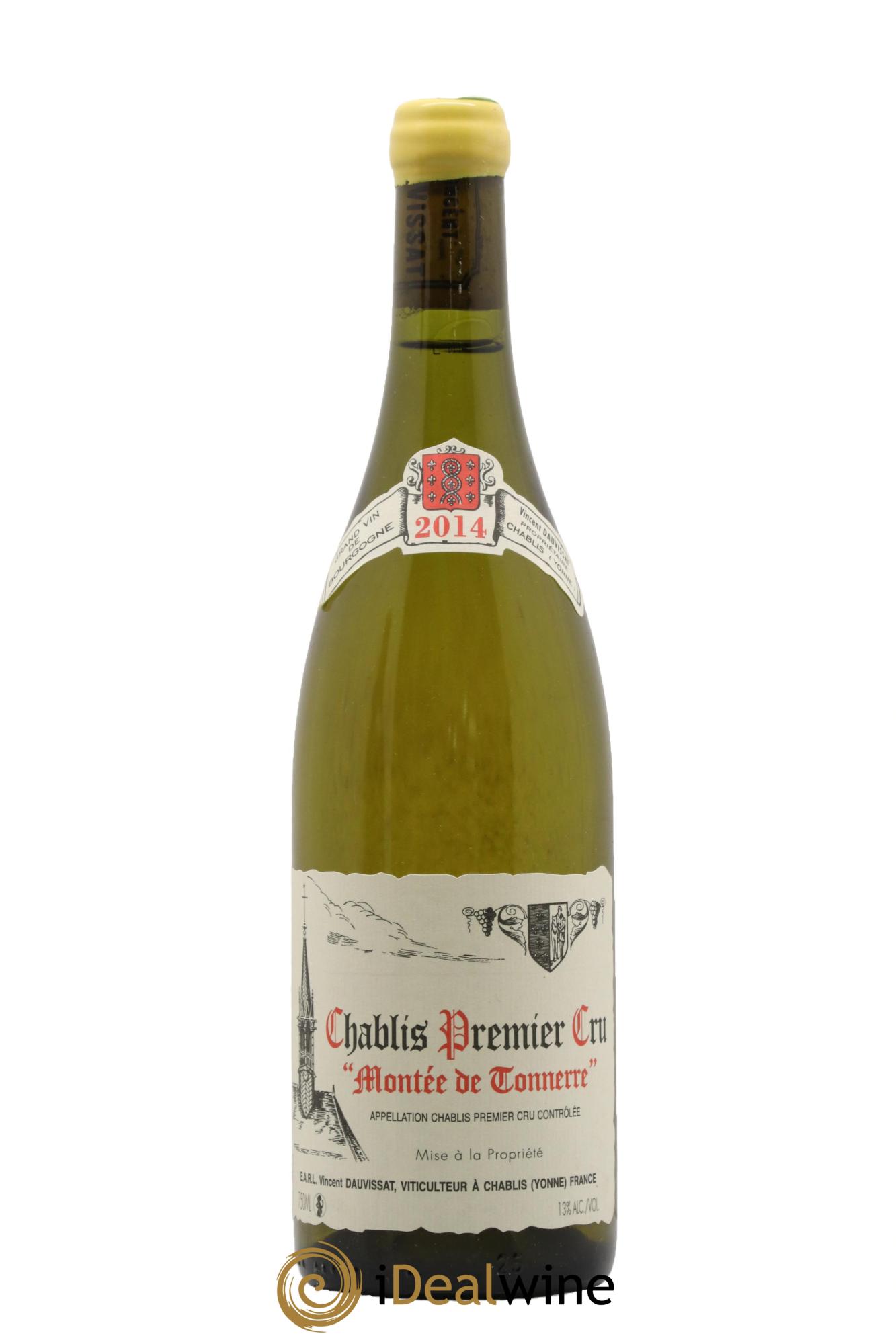 Chablis 1er Cru Montée de Tonnerre Vincent Dauvissat (Domaine)  2014 - Lotto di 1 bottiglia - 0