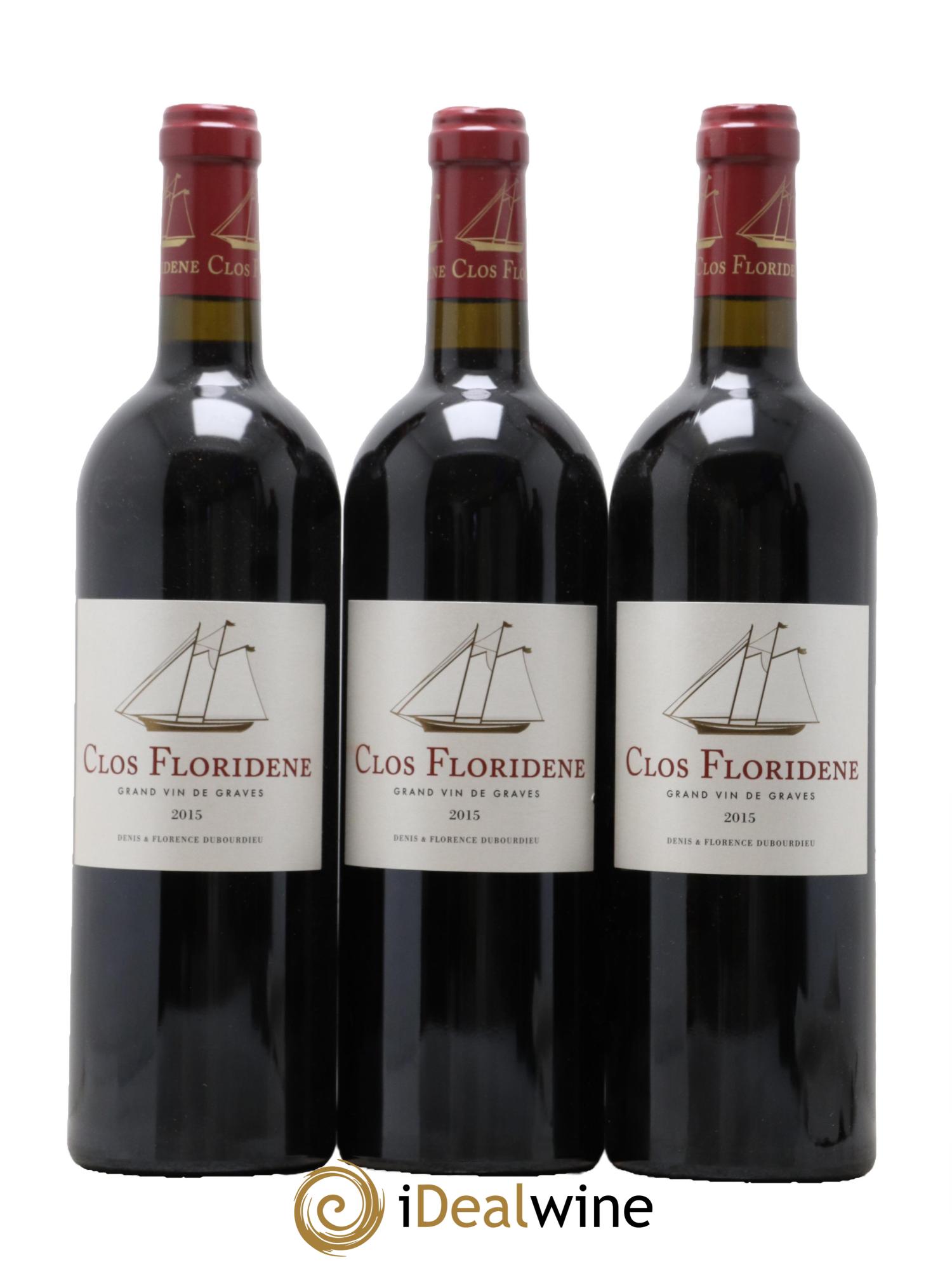 Clos Floridène 2015 - Lotto di 3 bottiglie - 0