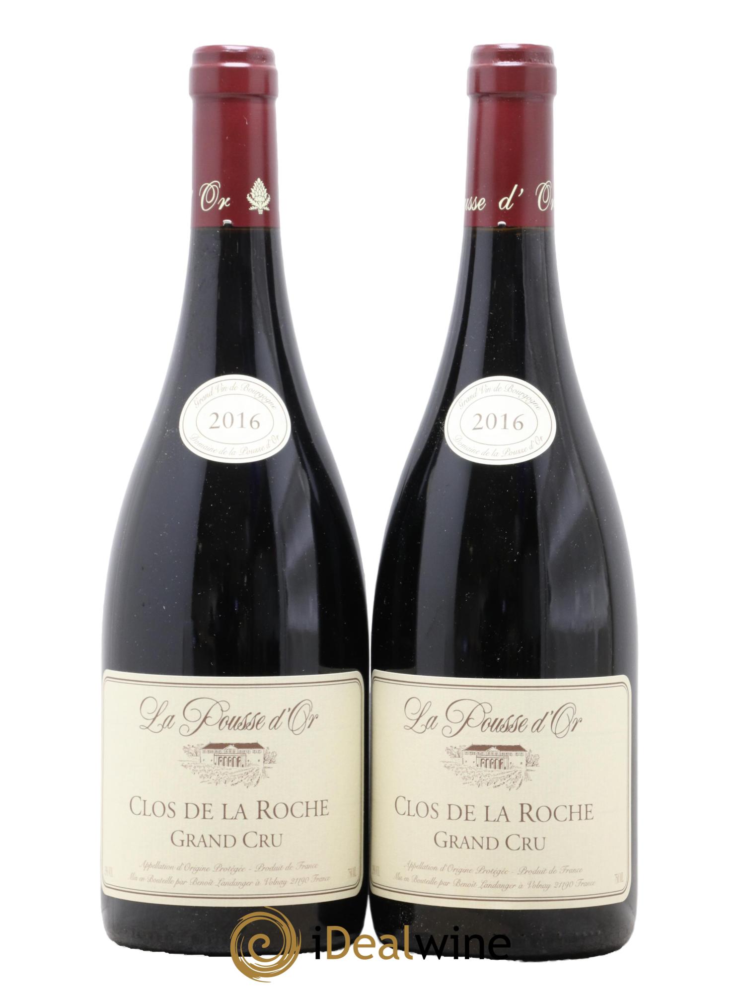 Clos de la Roche Grand Cru La Pousse d'Or (Domaine de) 2016 - Lot de 2 bouteilles - 0