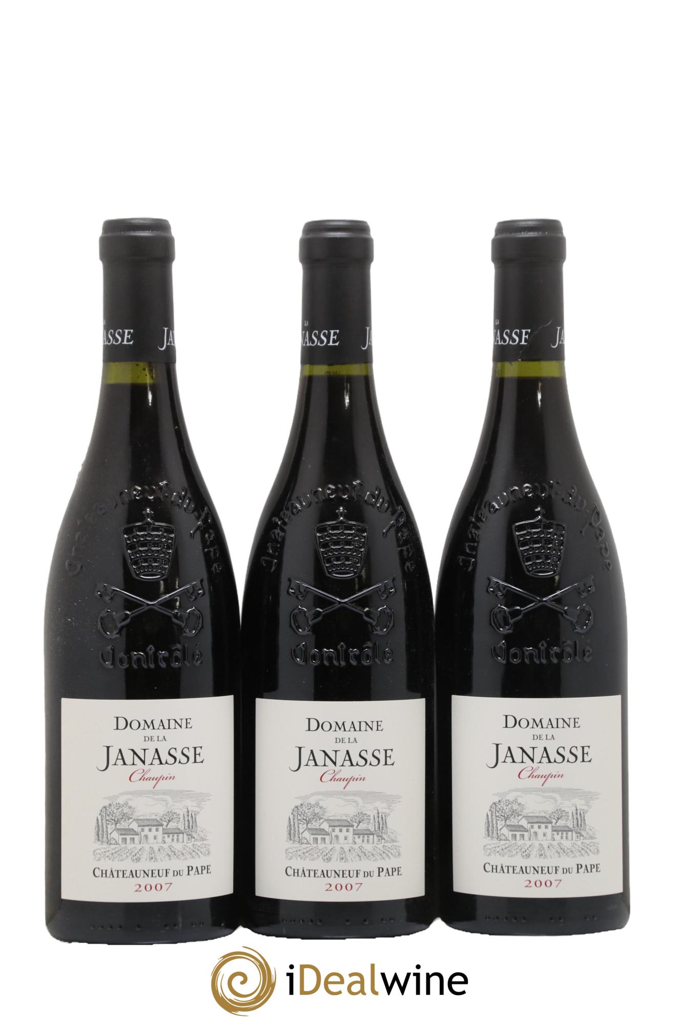 Châteauneuf-du-Pape Cuvée Chaupin La Janasse (Domaine de) 2007 - Posten von 12 Flaschen - 1