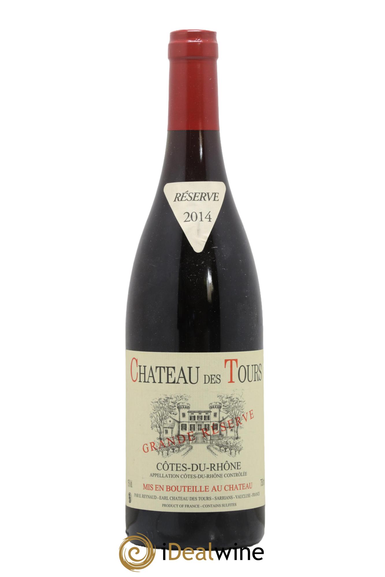 Côtes du Rhône Château des Tours Grande Réserve Emmanuel Reynaud 2014 - Posten von 1 Flasche - 0