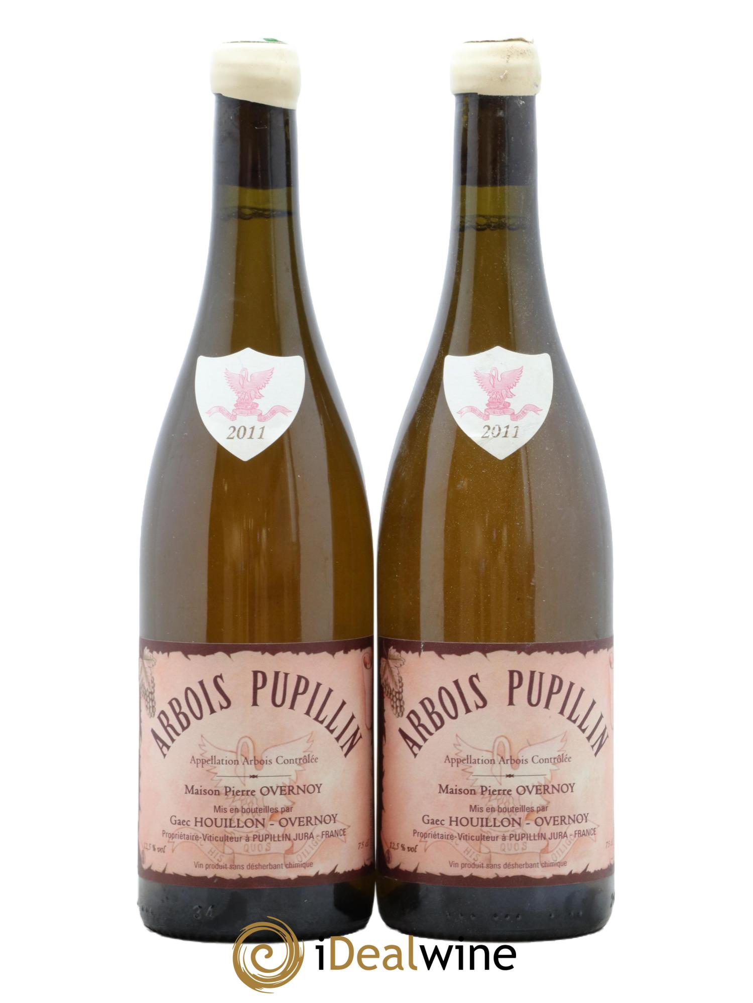 Arbois Pupillin Chardonnay (cire blanche) Overnoy-Houillon (Domaine) 2011 - Lot de 2 bouteilles - 0