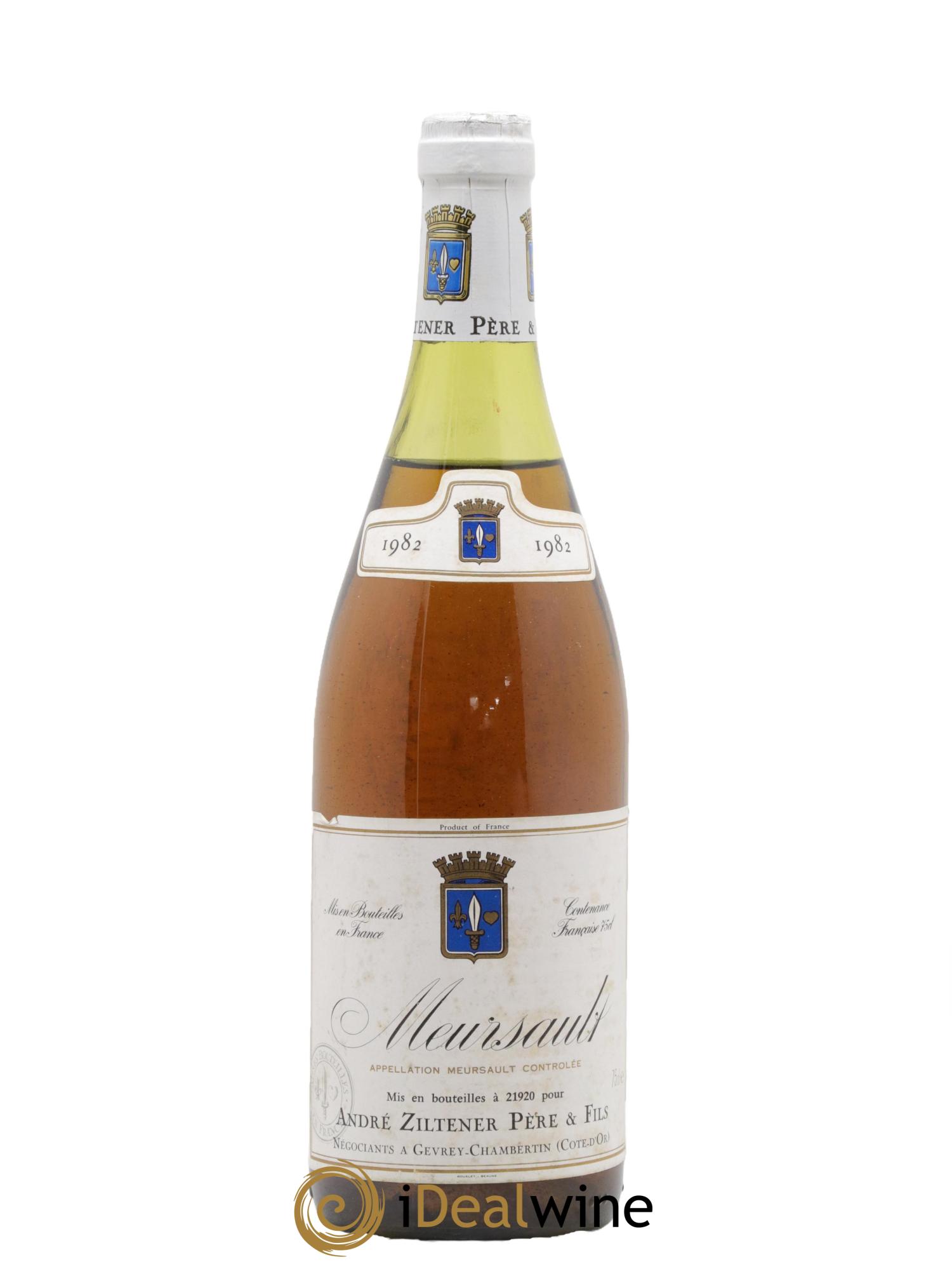 Meursault Andre Ziltener 1982 - Lot de 1 bouteille - 0