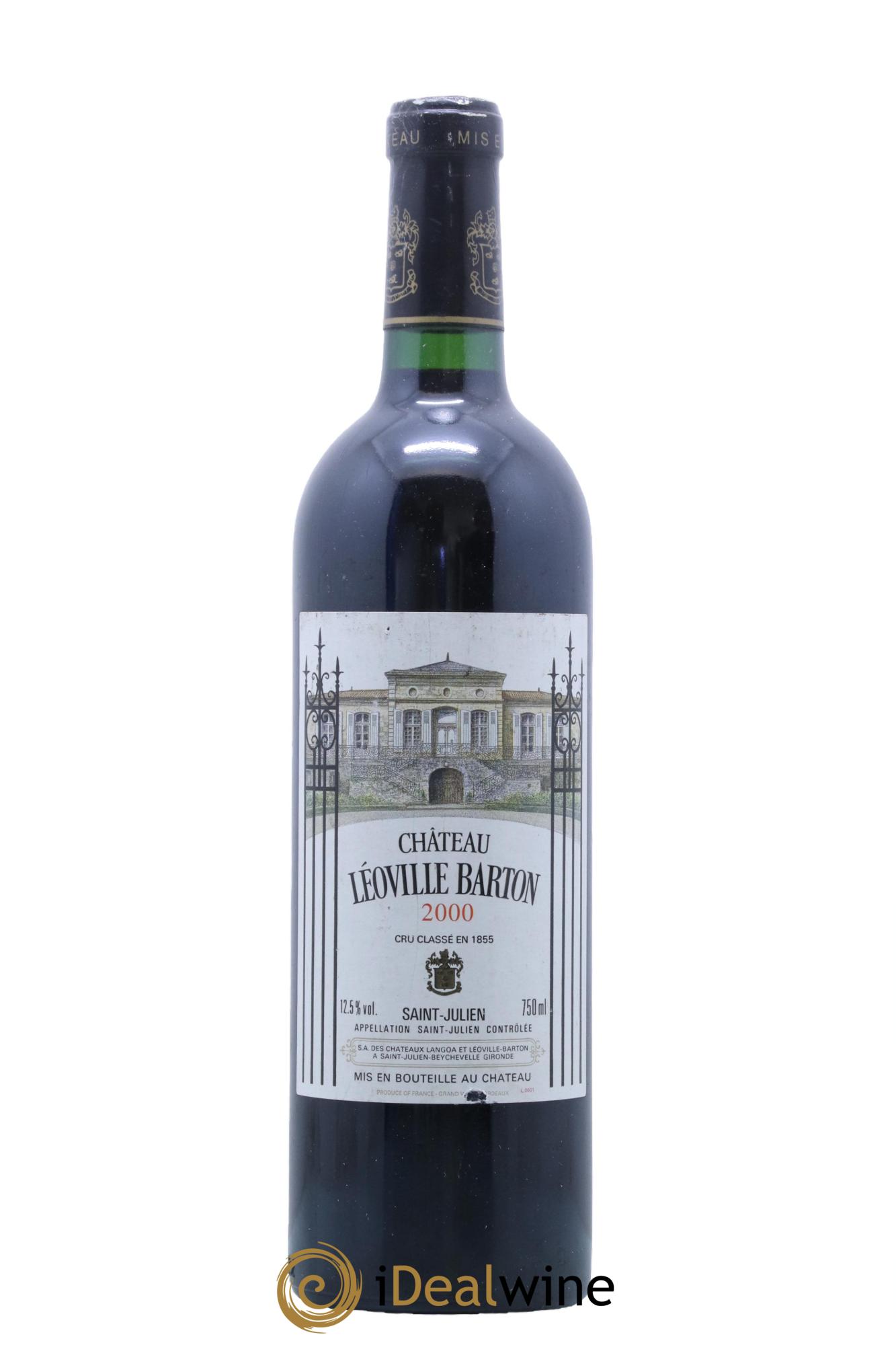 Château Léoville Barton 2ème Grand Cru Classé  2000 - Lot de 1 bouteille - 0