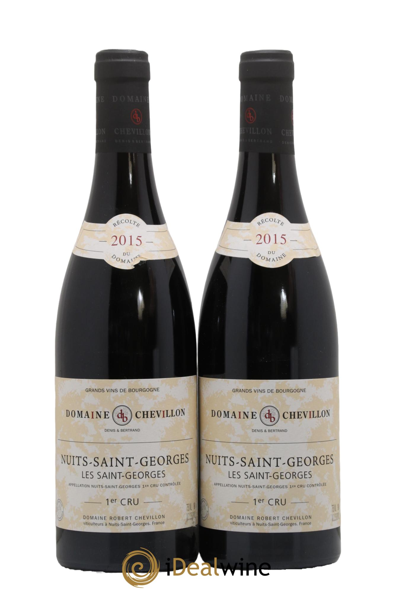 Nuits Saint-Georges 1er Cru Les Saint Georges Robert Chevillon 2015 - Lot of 2 bottles - 0