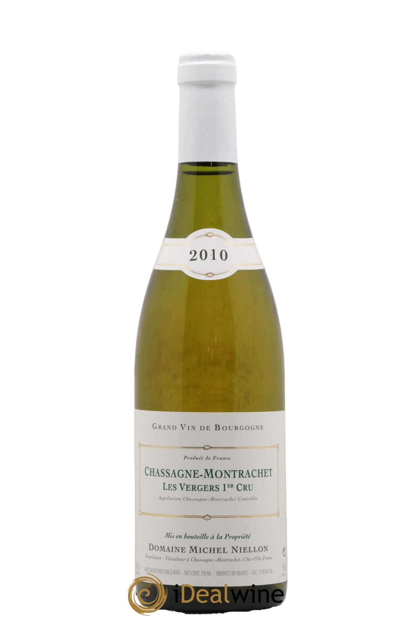 Chassagne-Montrachet 1er Cru Les Vergers Michel Niellon (Domaine) 2010 - Lot of 1 bottle - 0