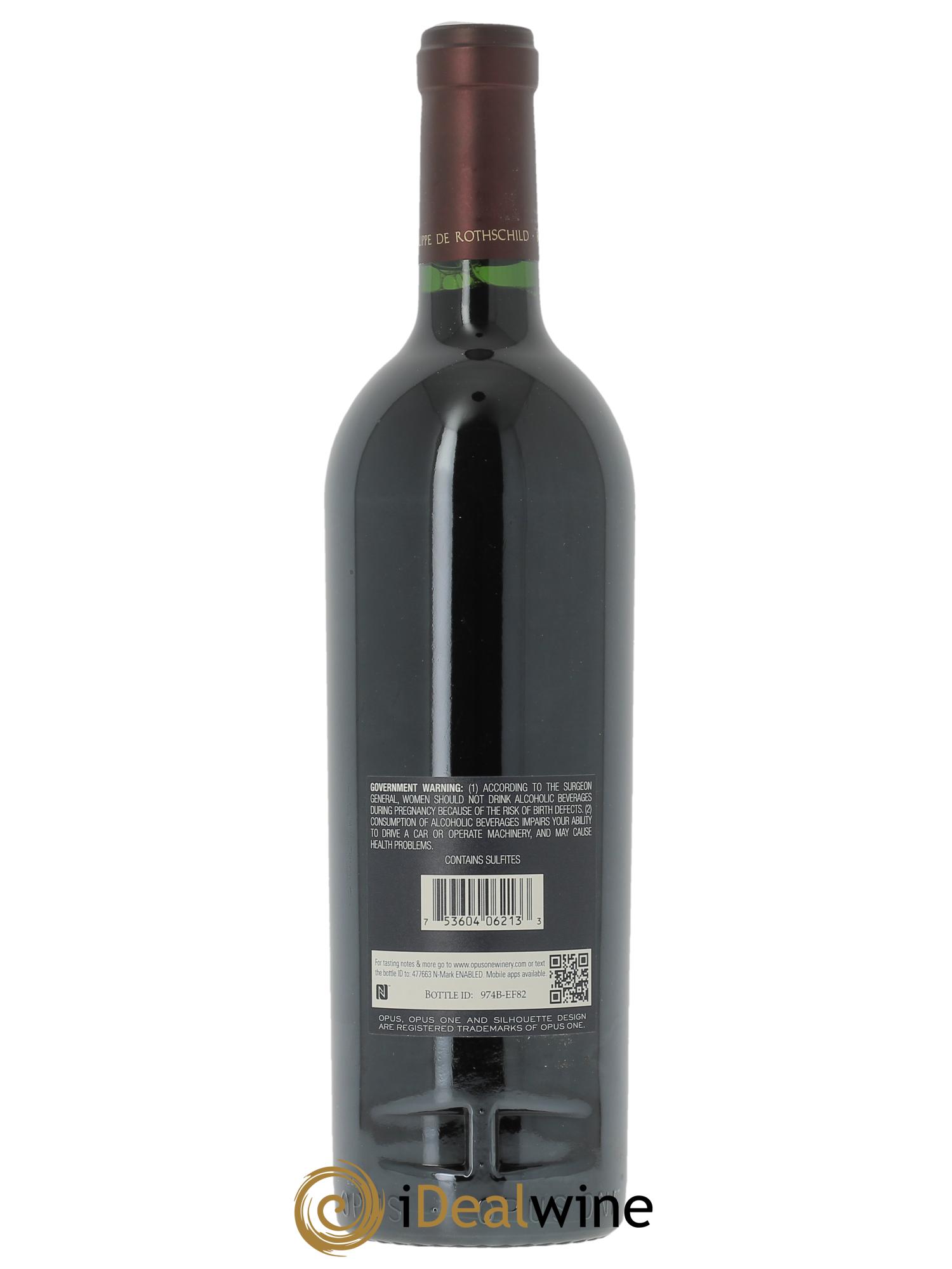 Napa Valley Opus One Robert Mondavi (Original-holzkiste ab 6 bts) 2013 - Posten von 1 Flasche - 1