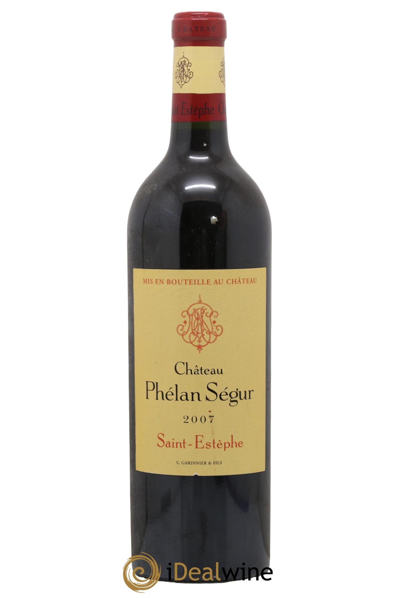 Château Phélan Ségur  2007 - Lotto di 1 bottiglia - 0