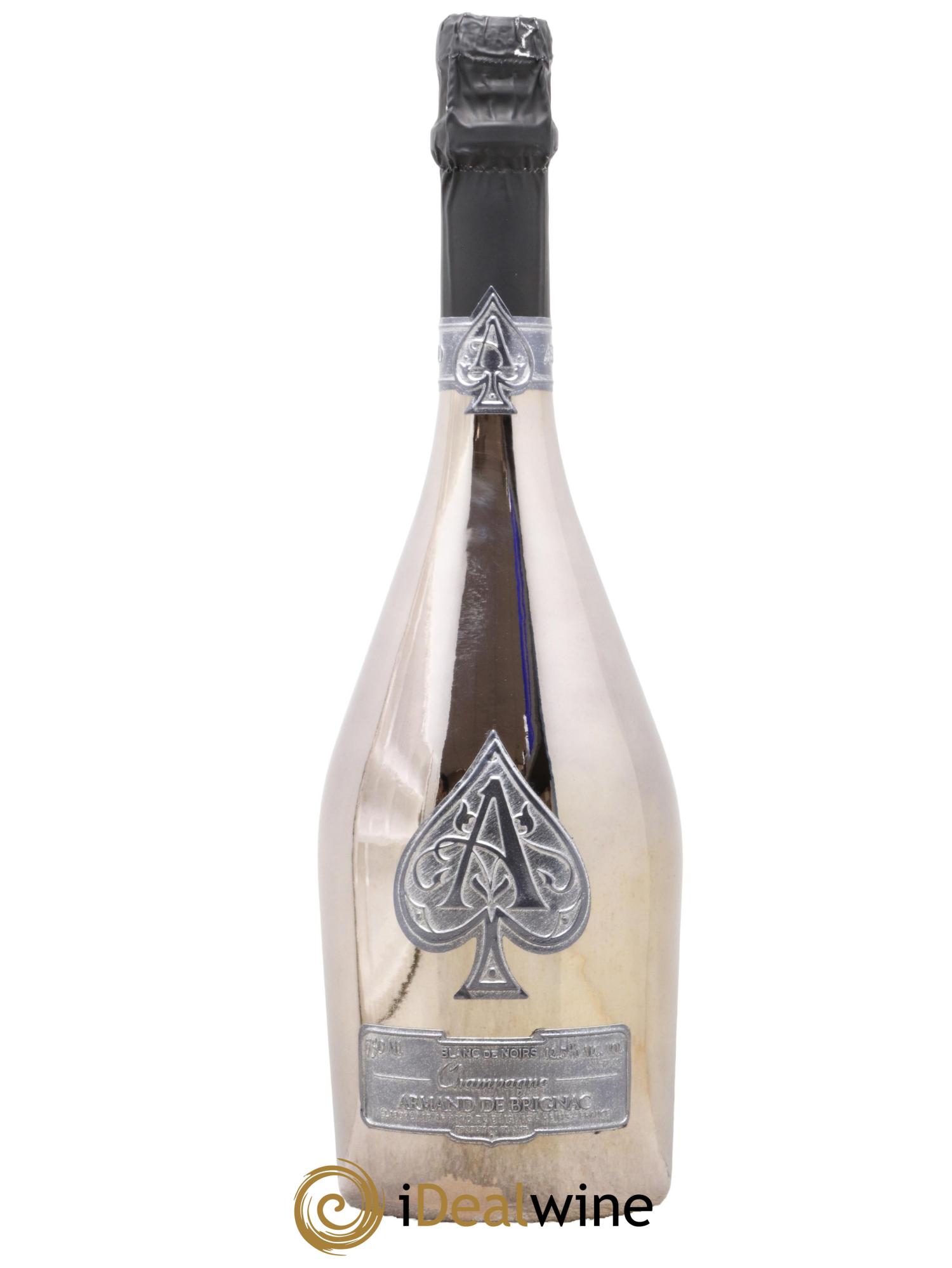 Champagne Silver Black Blanc de Noir Limited Edition Armand de Brignac - Lotto di 1 bottiglia - 0