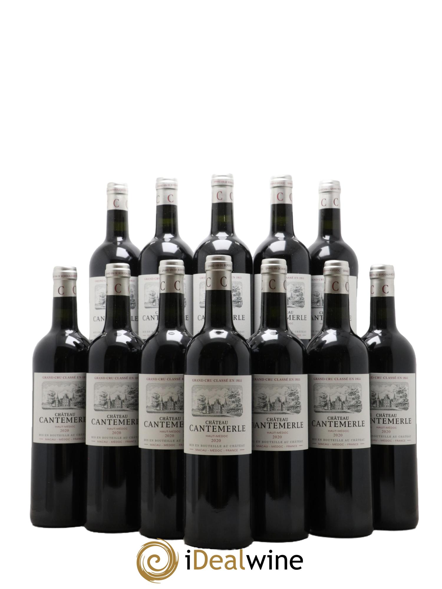 Château Cantemerle 5ème Grand Cru Classé 2020 - Lot de 12 bouteilles - 0