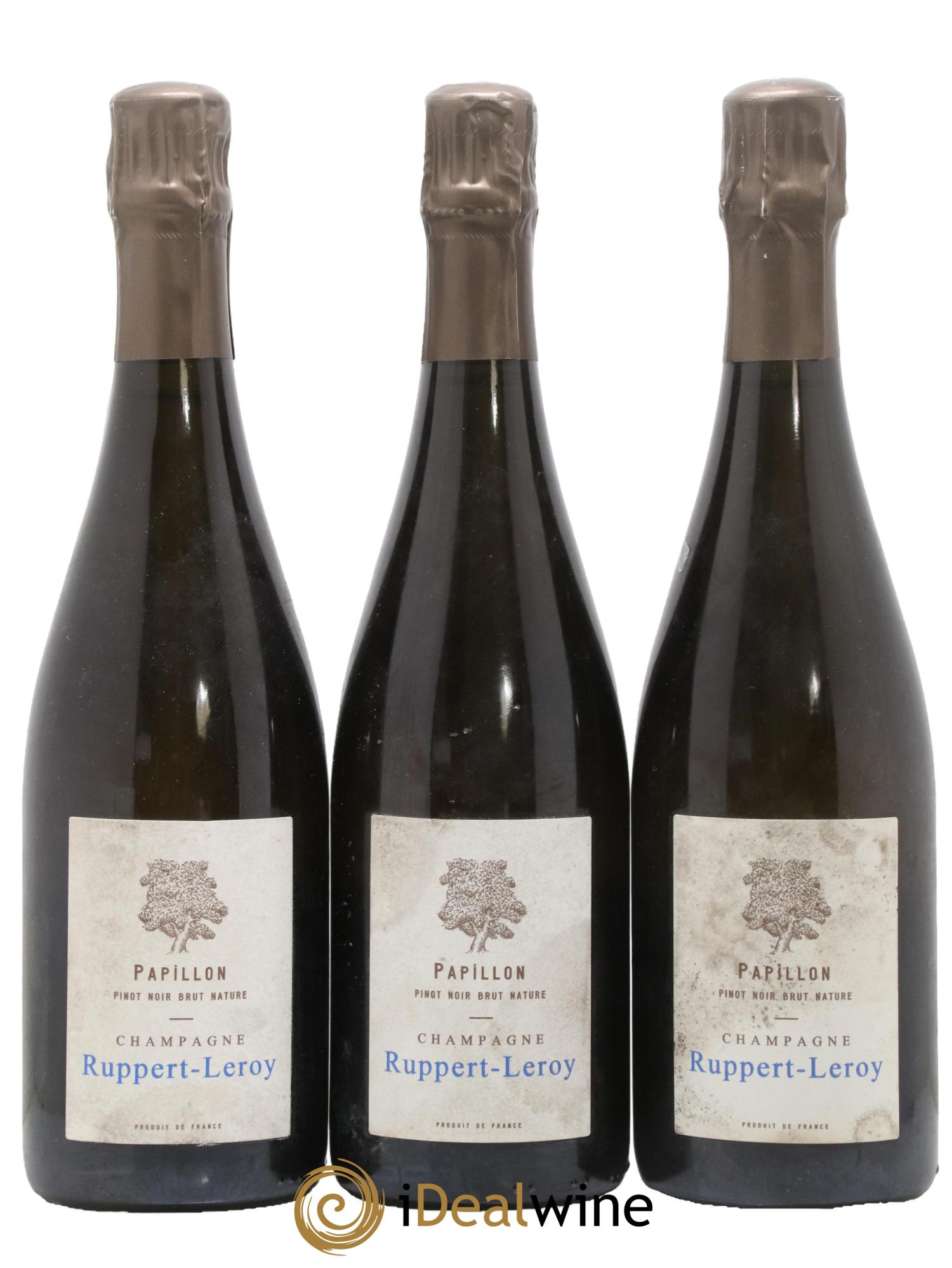 Papillon Brut Nature Ruppert-Leroy (Domaine) 2017 - Lot de 3 bouteilles - 0