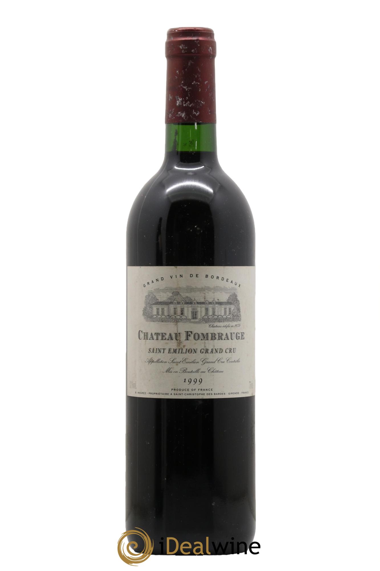 Château Fombrauge Grand Cru Classé  1999 - Lotto di 1 bottiglia - 0