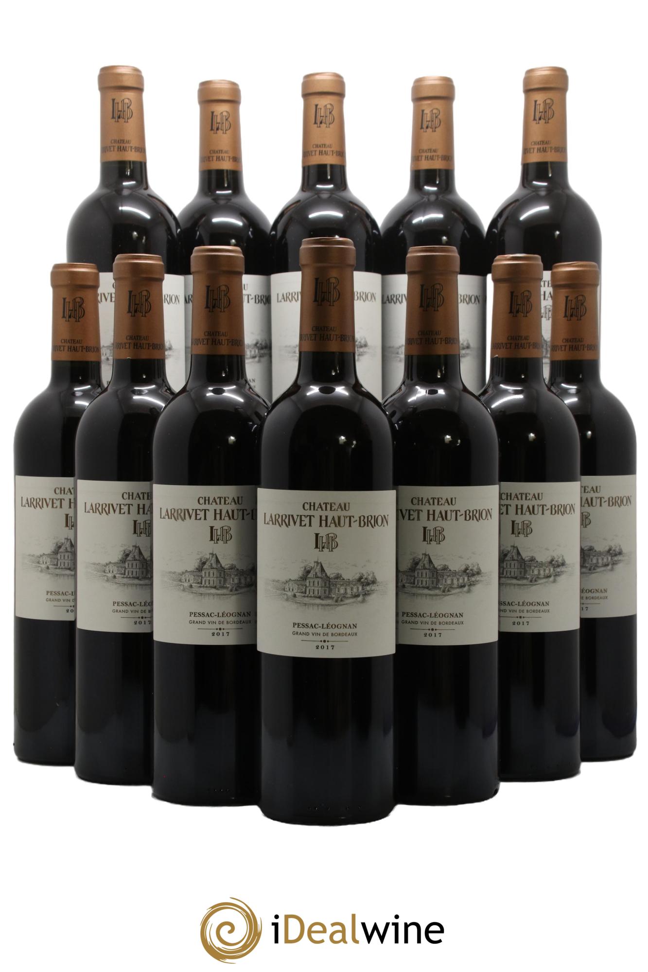 Château Larrivet Haut-Brion  2017 - Posten von 12 Flaschen - 0