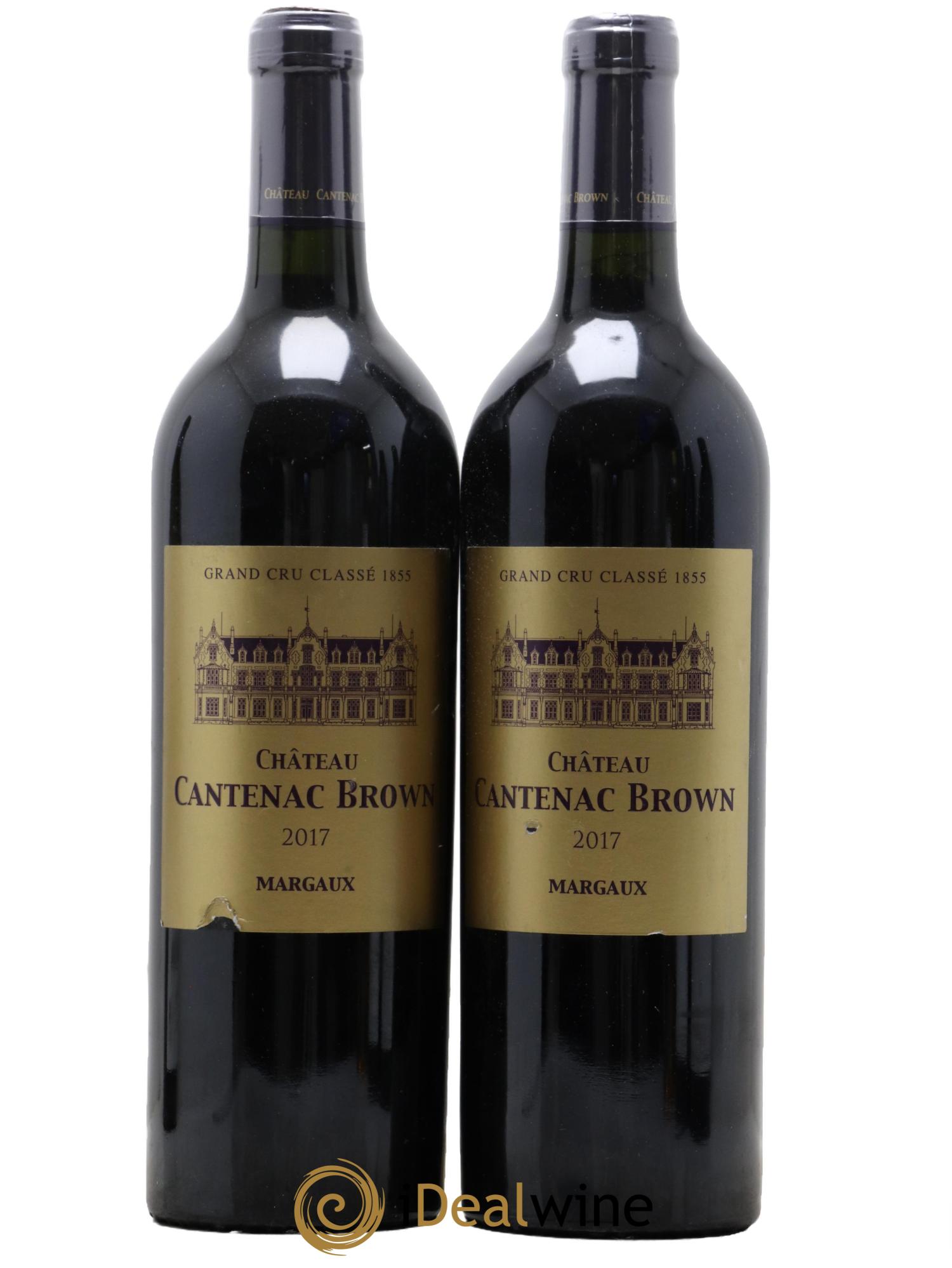 Château Cantenac Brown 3ème Grand Cru Classé  2017 - Lot de 2 bouteilles - 0