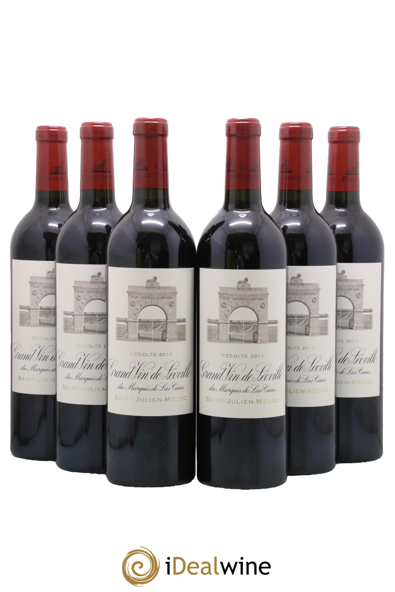 Château Léoville Las Cases 2ème Grand Cru Classé 2018 - Posten von 6 Flaschen - 0