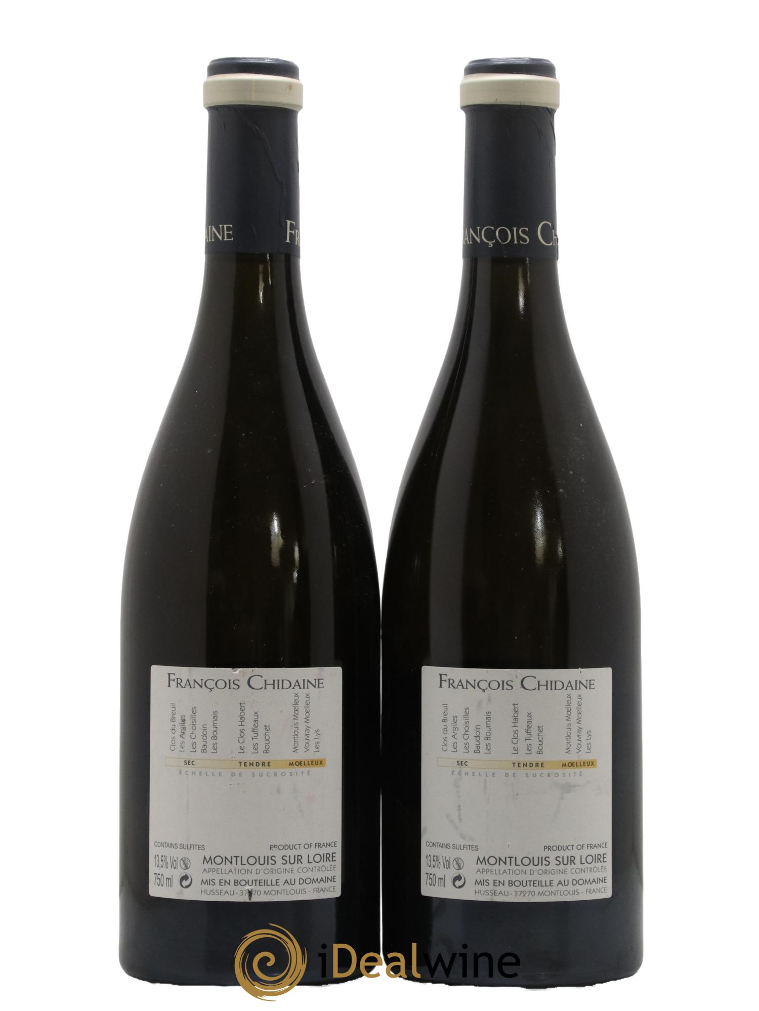 Montlouis-sur-Loire Les Bournais François Chidaine 2014 - Lot de 2 bouteilles - 1