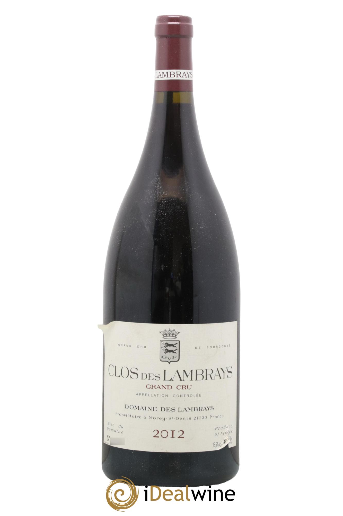 Clos des Lambrays Grand Cru Domaine des Lambrays 2012 - Lot de 1 magnum - 0