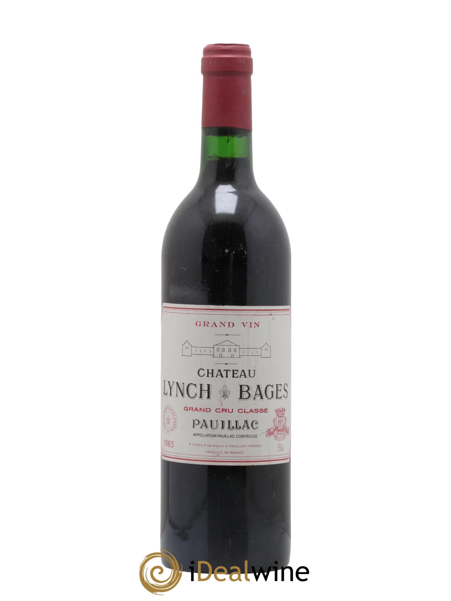 Château Lynch Bages 5ème Grand Cru Classé 1983 - Lot de 1 bouteille - 0