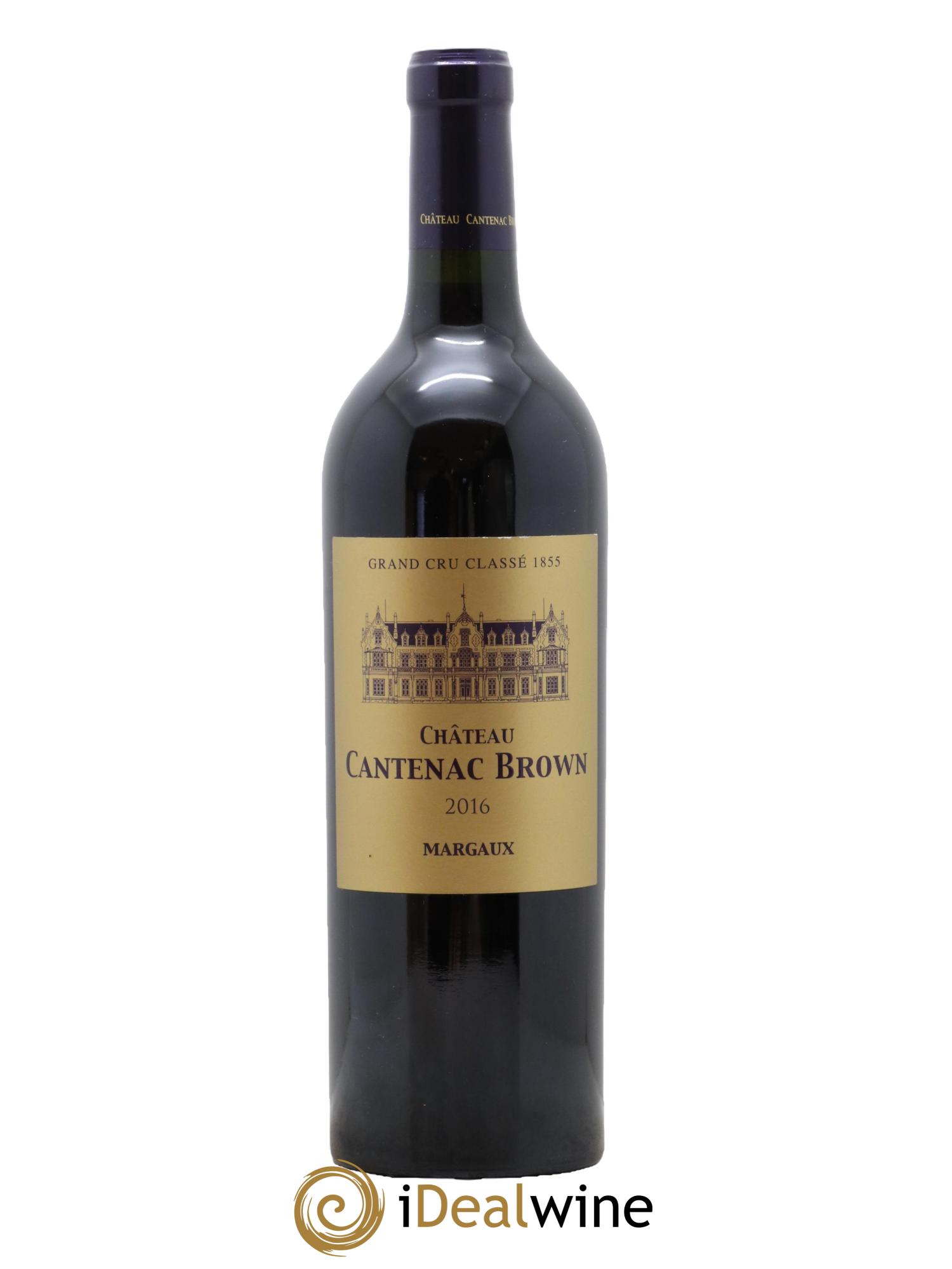 Château Cantenac Brown 3ème Grand Cru Classé 2016 - Lot de 1 bouteille - 0