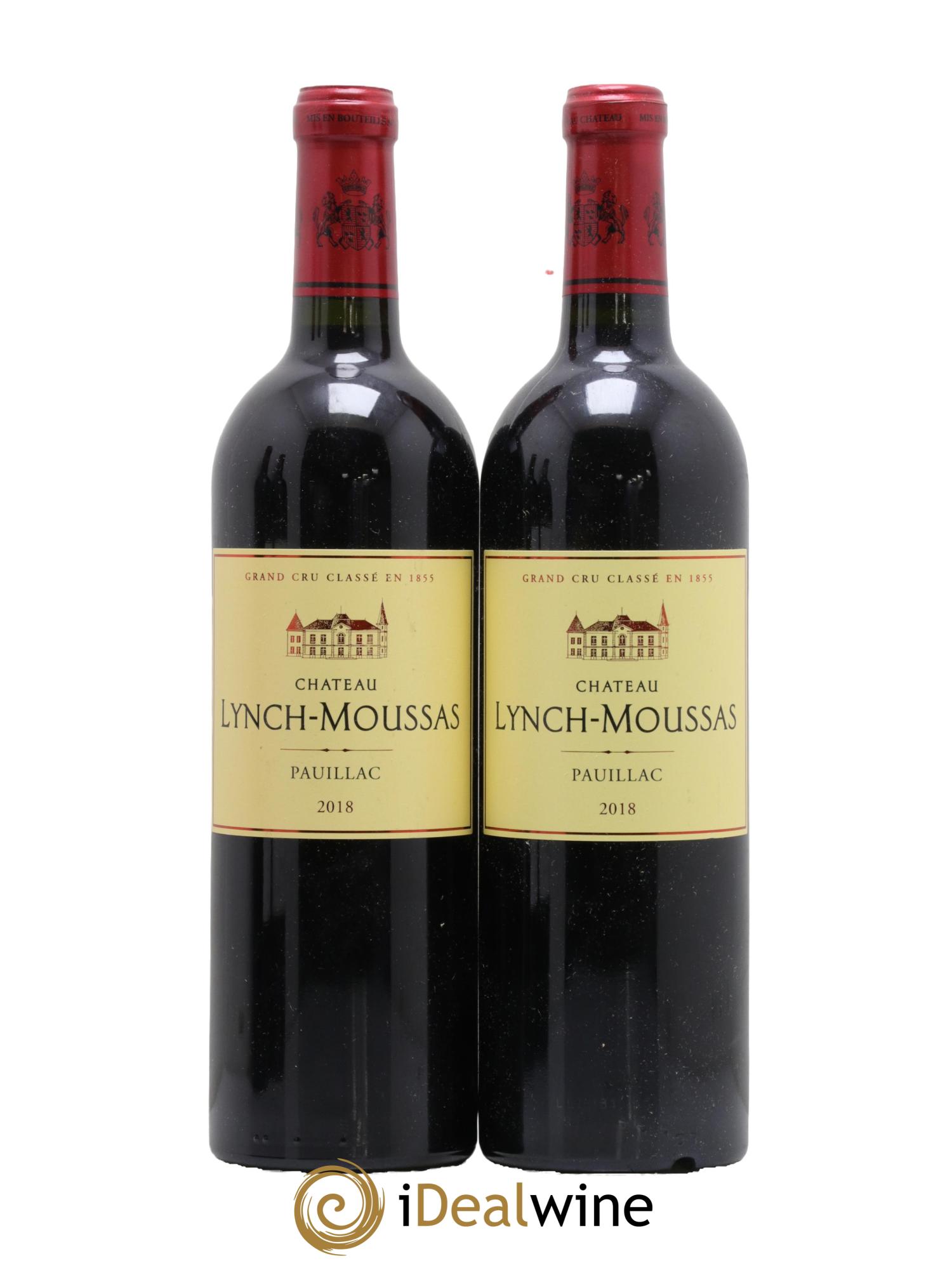 Château Lynch Moussas 5ème Grand Cru Classé  2018 - Lot of 2 bottles - 0