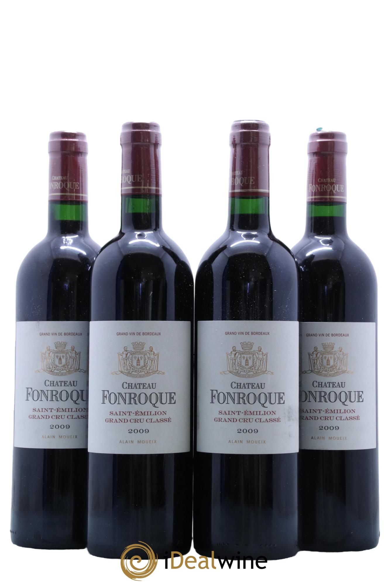 Château Fonroque Grand Cru Classé  2009 - Lot de 4 bouteilles - 0