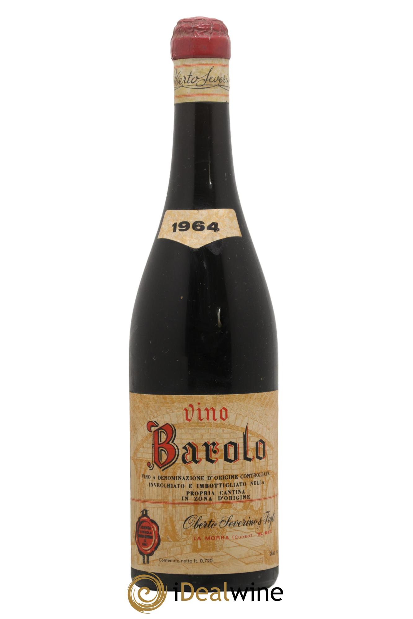 Barolo DOCG Oberto Severino E Figli 1964 - Lotto di 1 bottiglia - 0