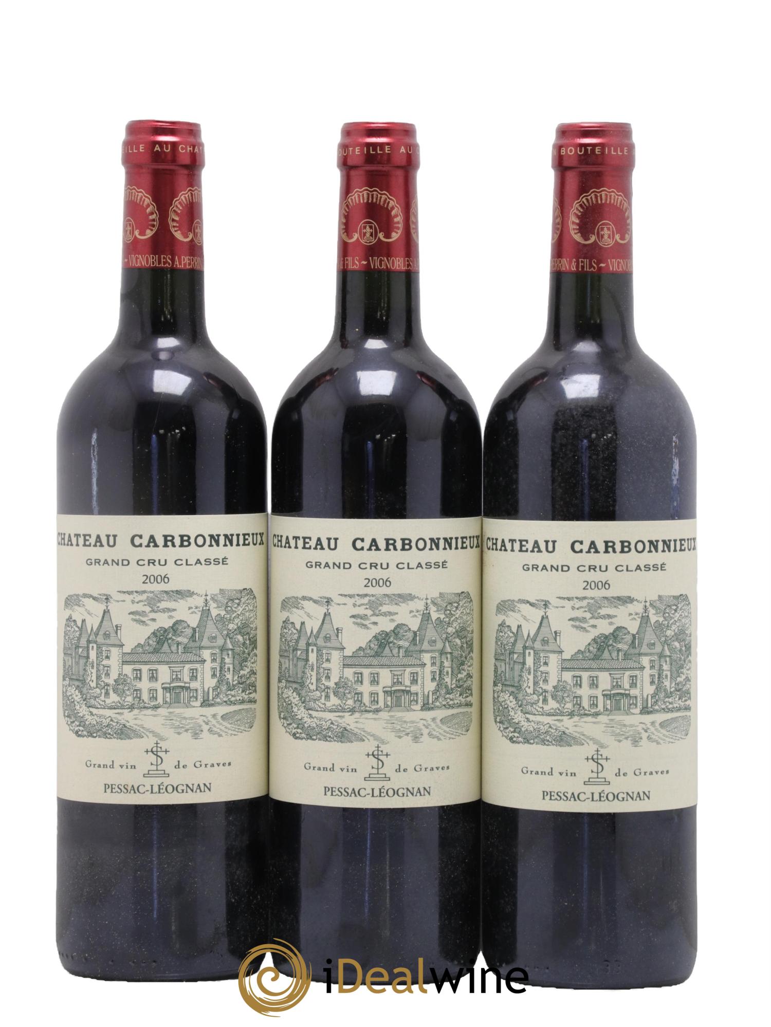 Château Carbonnieux Cru Classé de Graves 2006 - Posten von 3 Flaschen - 0