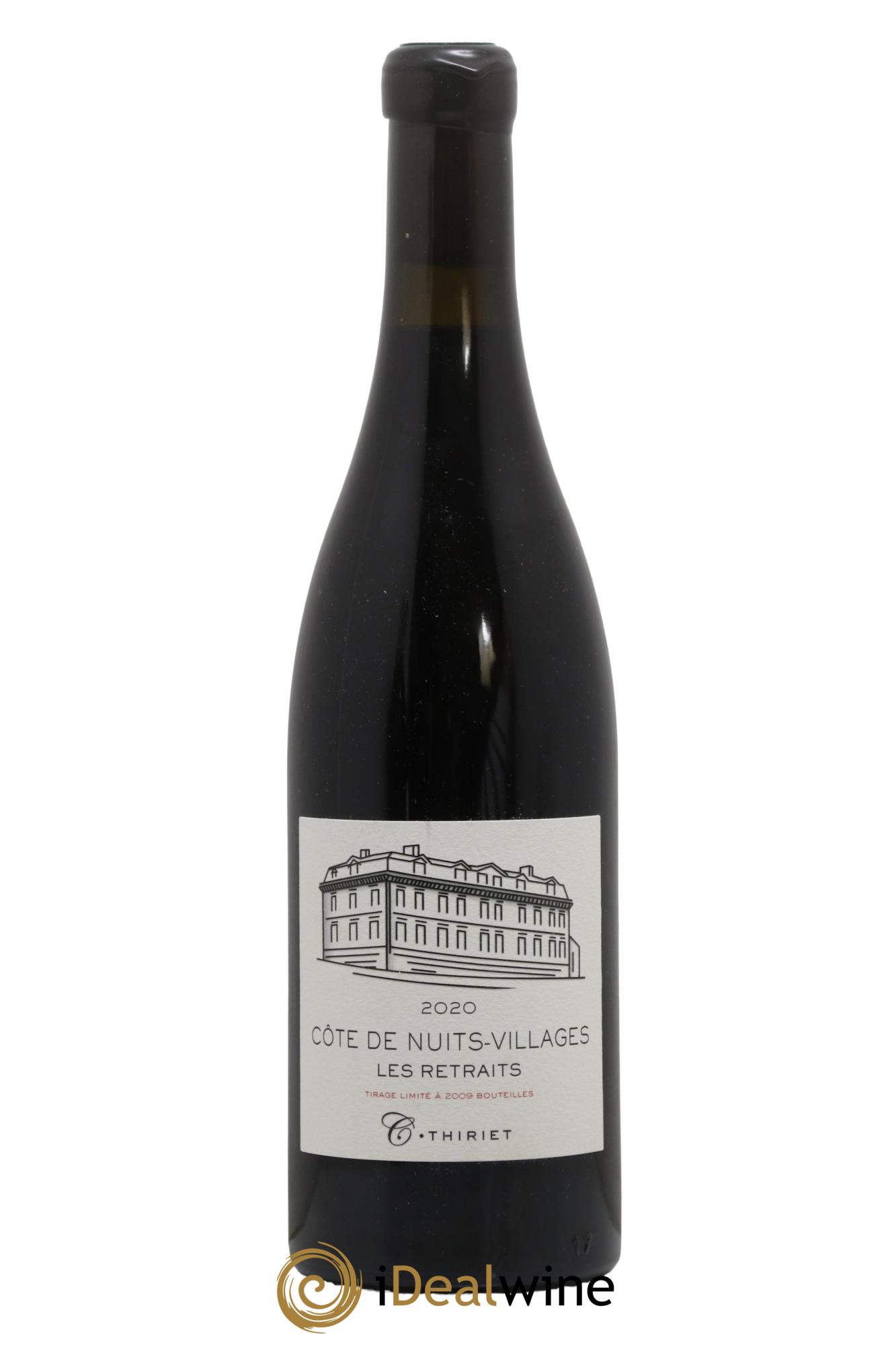 Côte de Nuits-Villages Les Retraits Maison Thiriet 2020 - Posten von 1 Flasche - 0