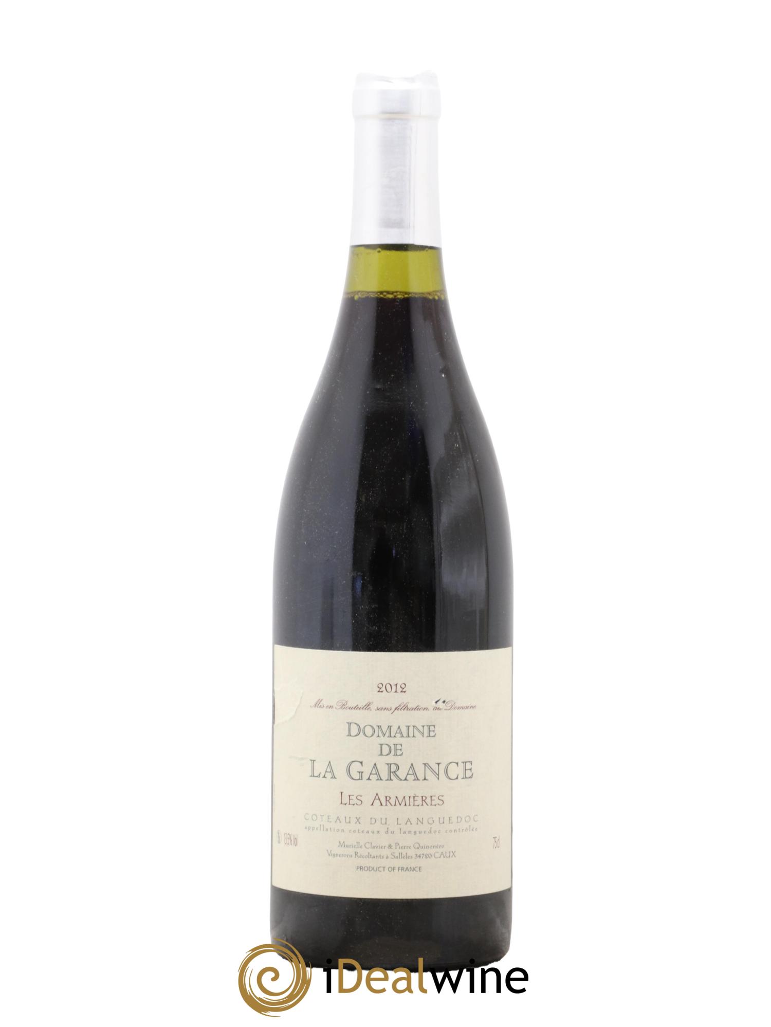 Coteaux du Languedoc de La Garance (Domaine) Les Armières  2012 - Lotto di 1 bottiglia - 0