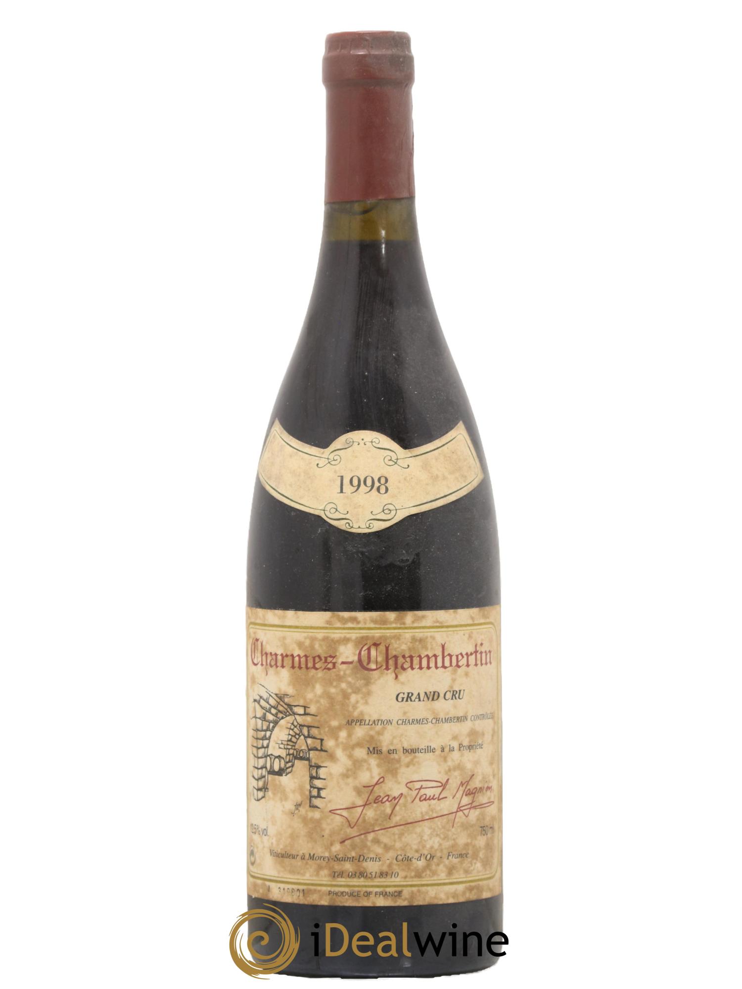 Charmes-Chambertin Grand Cru Jean-Paul Magnien 1998 - Lotto di 1 bottiglia - 0