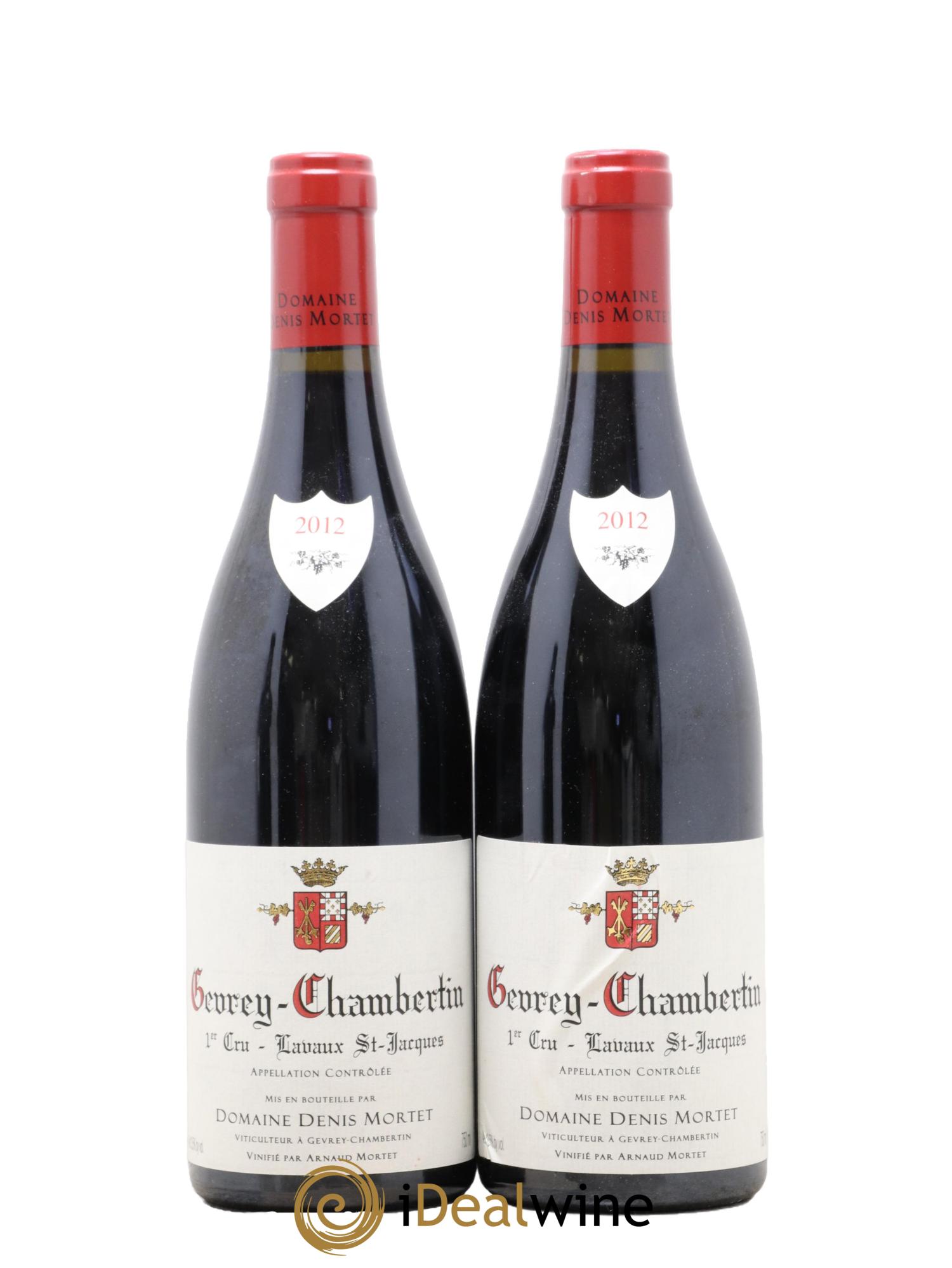 Gevrey-Chambertin 1er Cru Lavaux Saint Jacques Denis Mortet (Domaine) 2012 - Lot de 2 bouteilles - 0