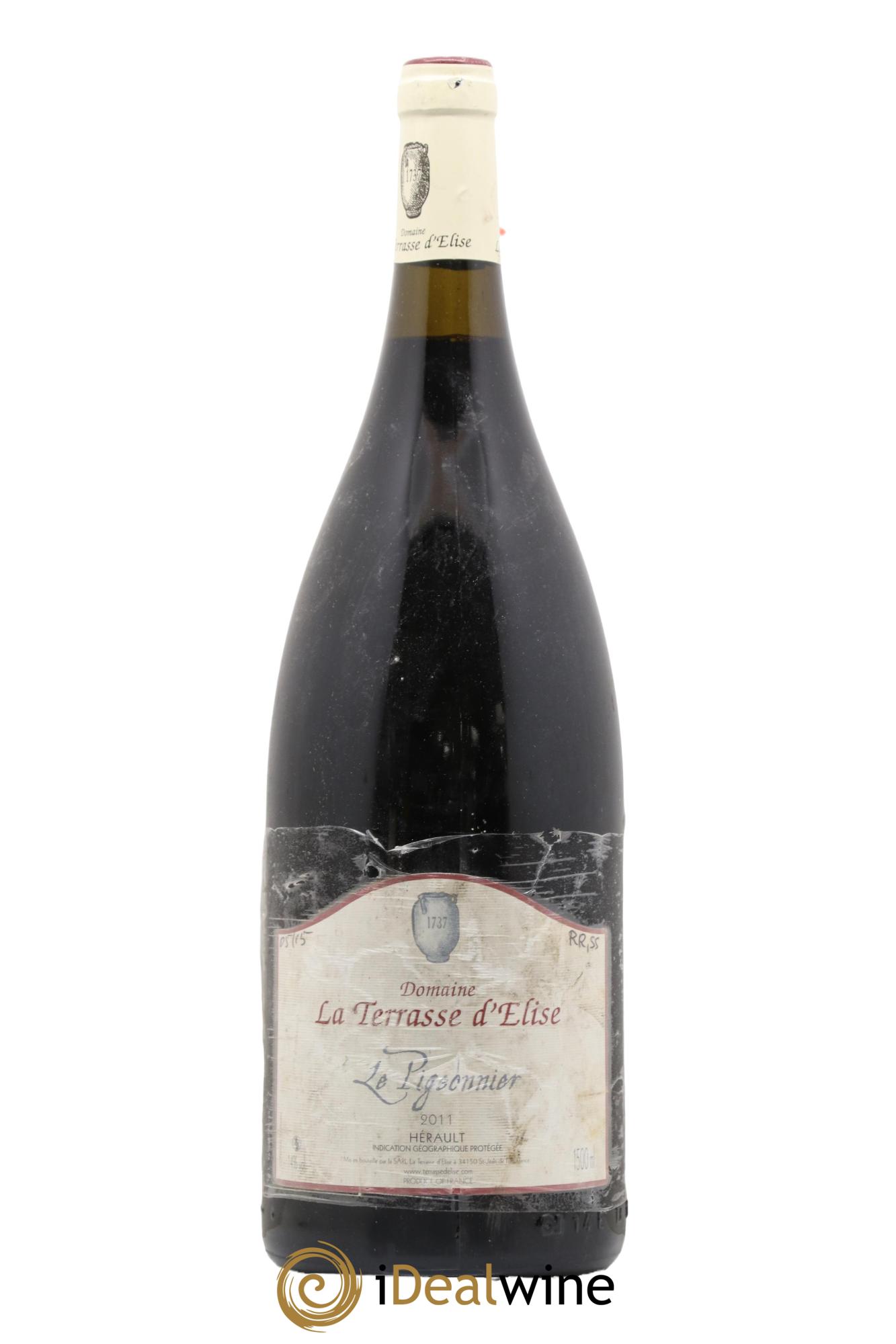 IGP Pays d'Hérault Le Pigeonnier Terrasse d'Elise (Domaine de la) 2011 - Lot de 1 magnum - 0