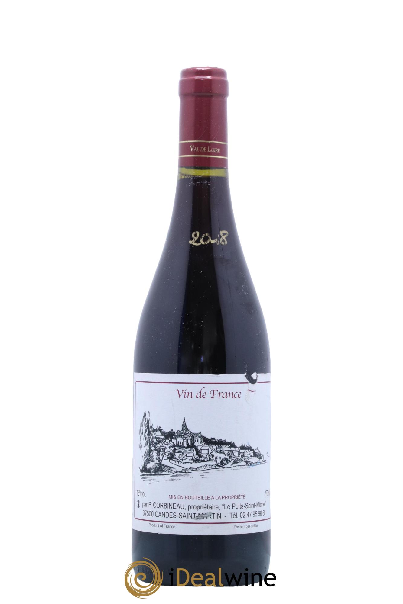 Vin de France Patrick Corbineau 2018 - Lot de 1 bouteille - 0