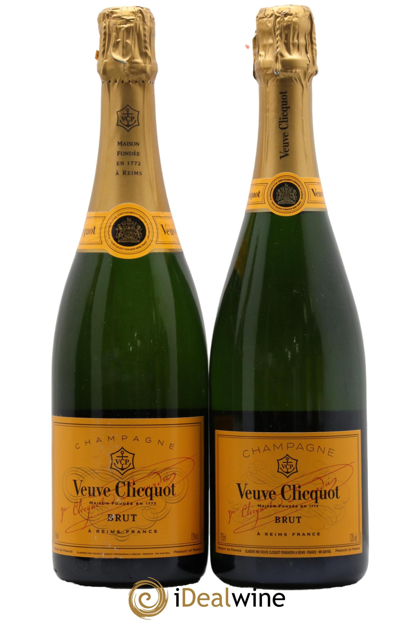 Brut Carte Jaune Veuve Clicquot Ponsardin - Lot of 2 bottles - 0