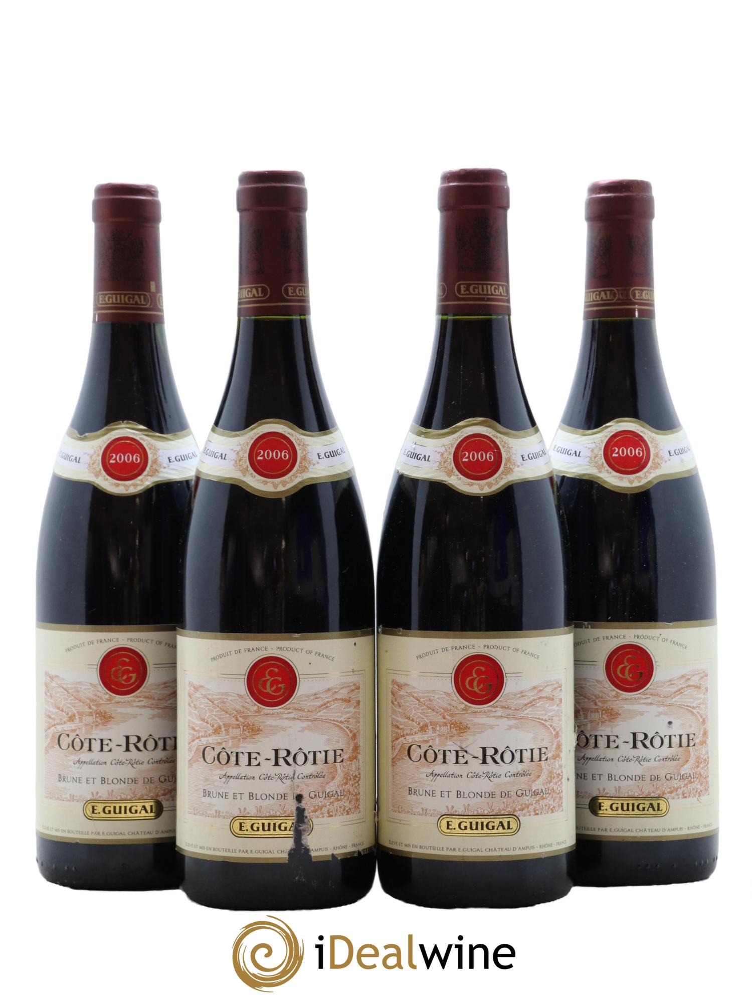 Côte-Rôtie Côtes Brune et Blonde Guigal 2006 - Lot de 4 bouteilles - 0