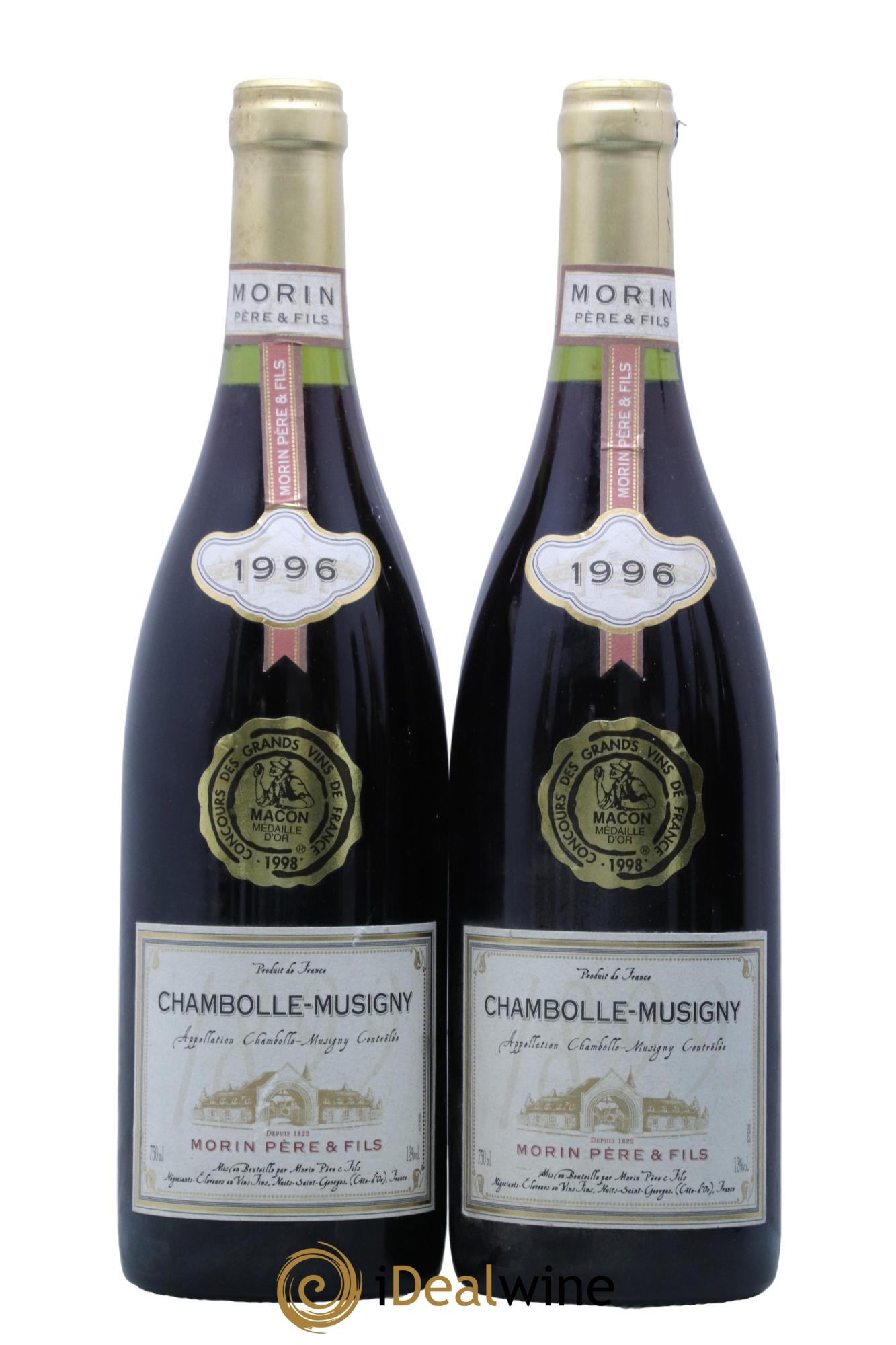 Chambolle-Musigny Domaine Morin Pere et Fils 1996 - Lotto di 2 bottiglie - 0