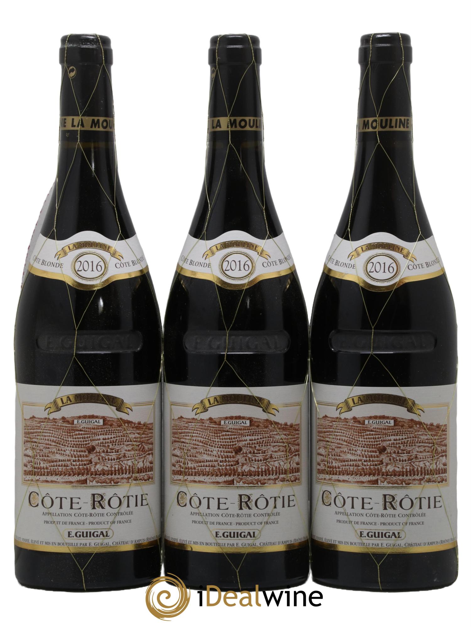 Côte-Rôtie La Mouline Guigal 2016 - Lotto di 3 bottiglie - 0