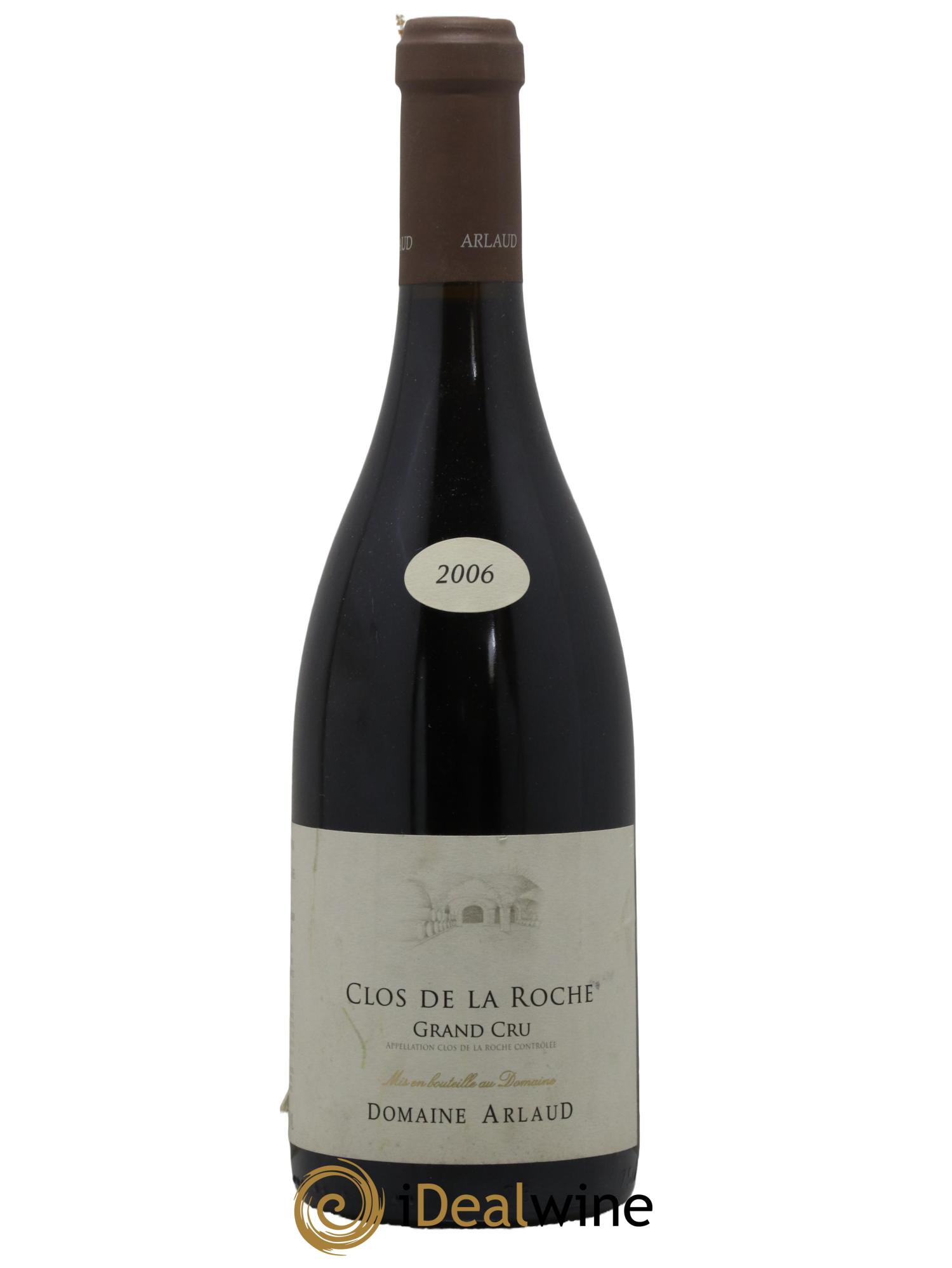 Clos de la Roche Grand Cru Arlaud 2006 - Lot de 1 bouteille - 0