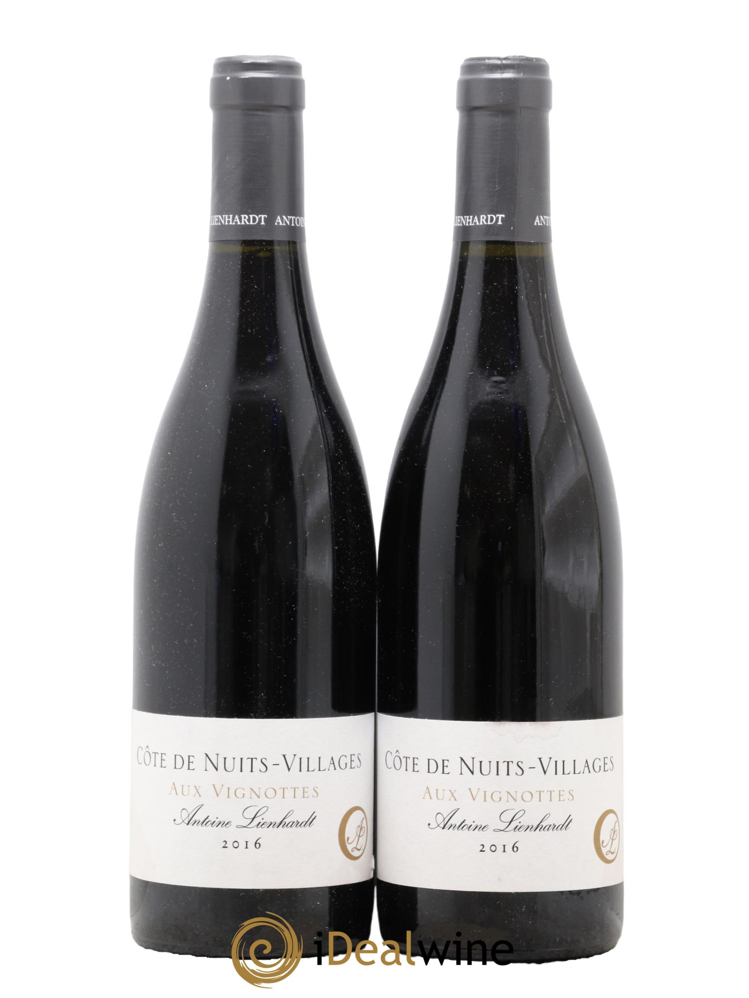 Côte de Nuits-Villages Aux Vignottes Antoine Lienhardt 2016 - Lotto di 2 bottiglie - 0