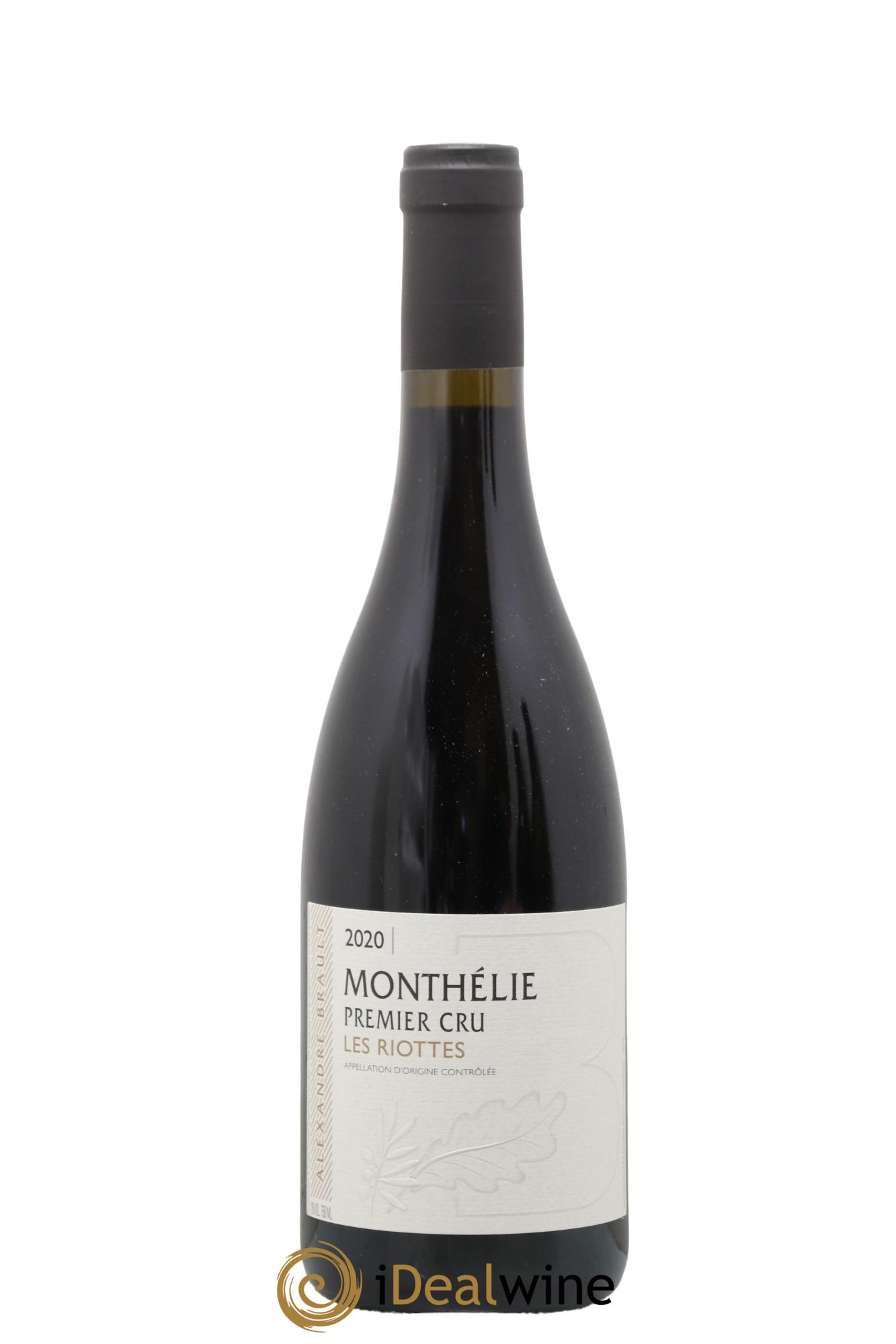 Monthélie 1er Cru Les Riottes Alexandre Brault 2020 - Lot de 1 bouteille - 0