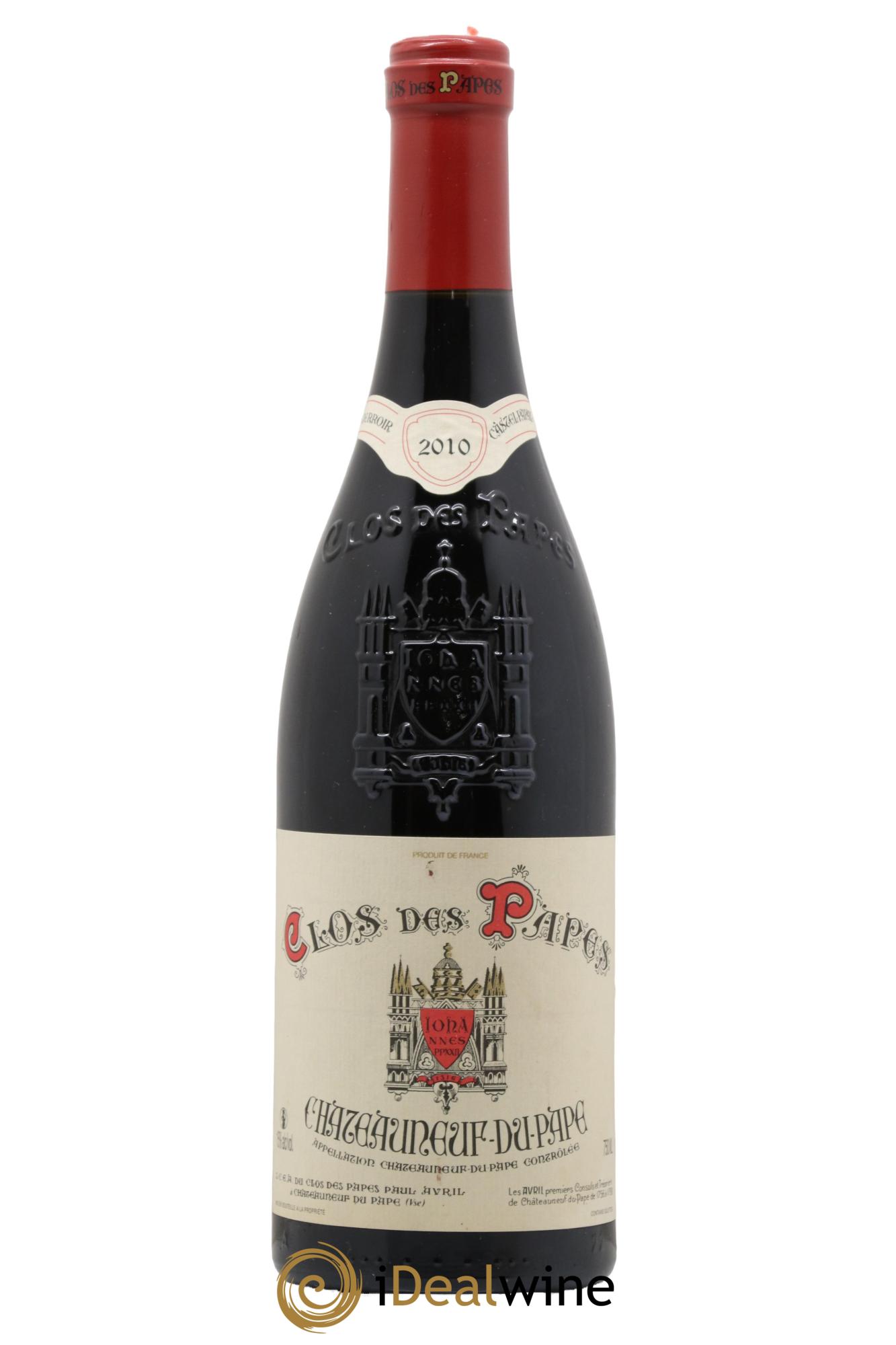 Châteauneuf-du-Pape Clos des Papes - Paul Avril 2010 - Lot of 1 bottle - 0