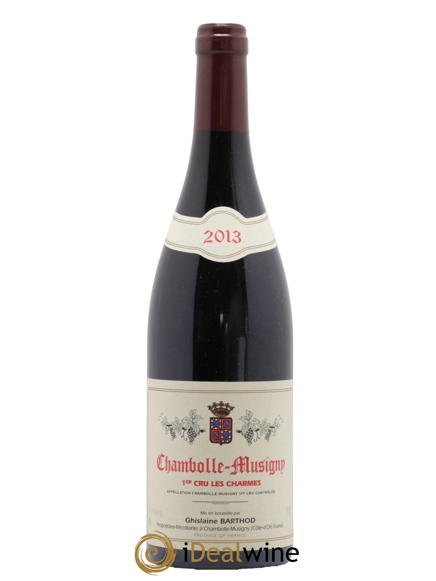 Chambolle-Musigny 1er Cru Les Charmes Ghislaine Barthod 2013 - Lotto di 1 bottiglia - 0