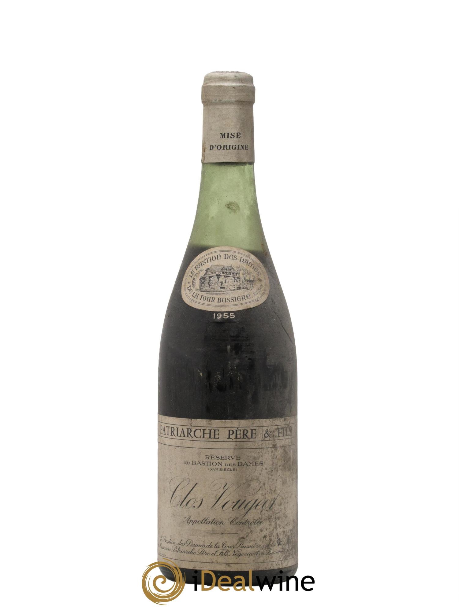 Clos de Vougeot Grand Cru 1955 - Lot of 1 bottle - 0